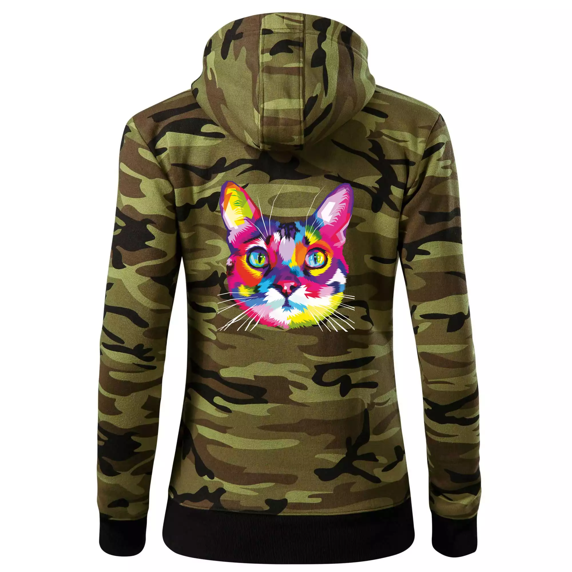 Kočka duhová hlava