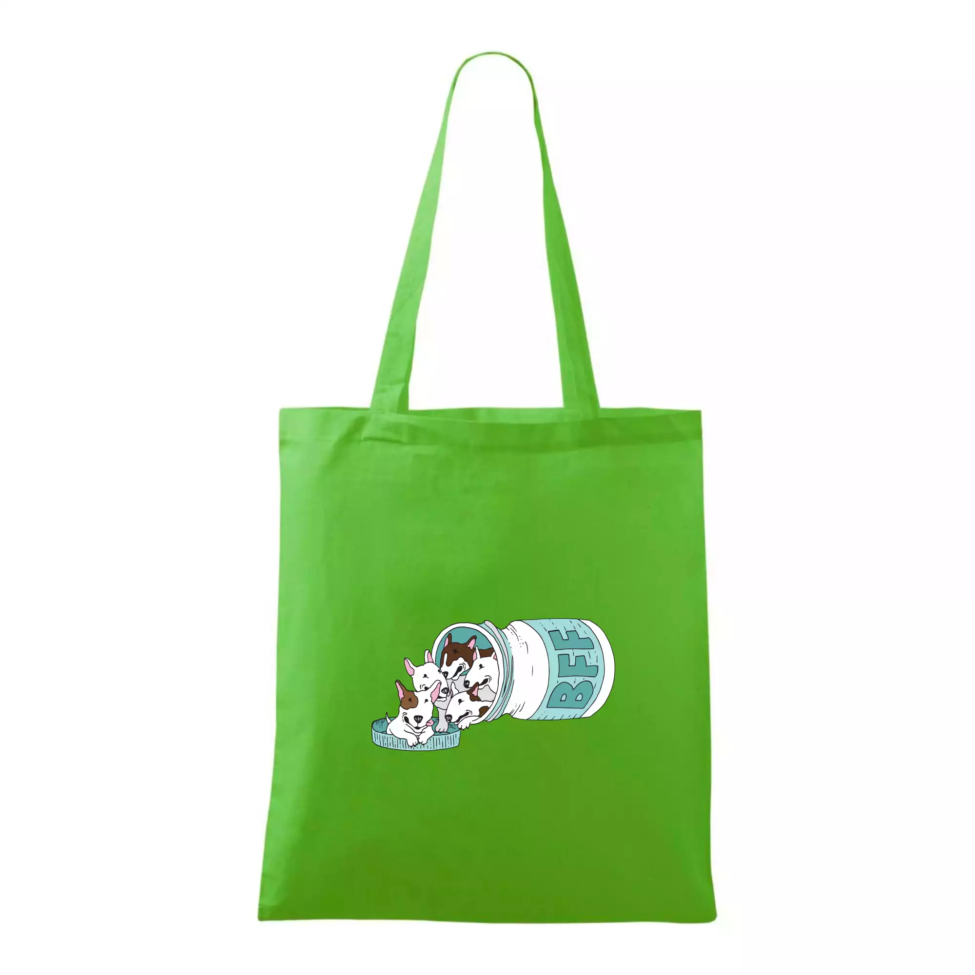 Bullterrier Friends Forever zelené (Pecka design)