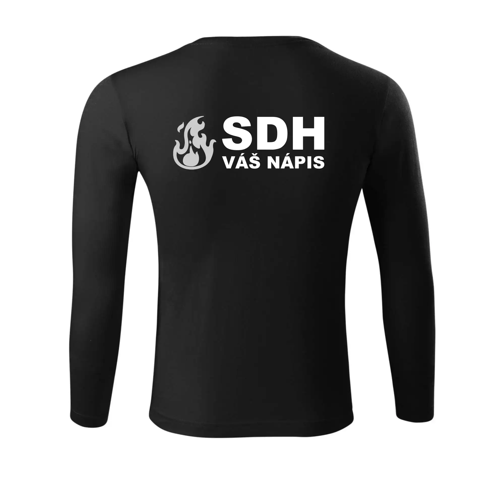SDH REFLEXNÍ nápis (oheň, firesport, název sboru - vlastní nápis)