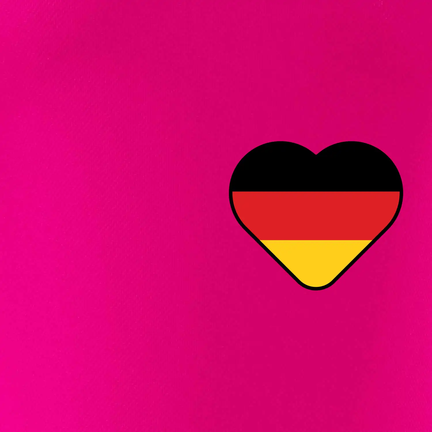 Germany love malé - Německá vlajka