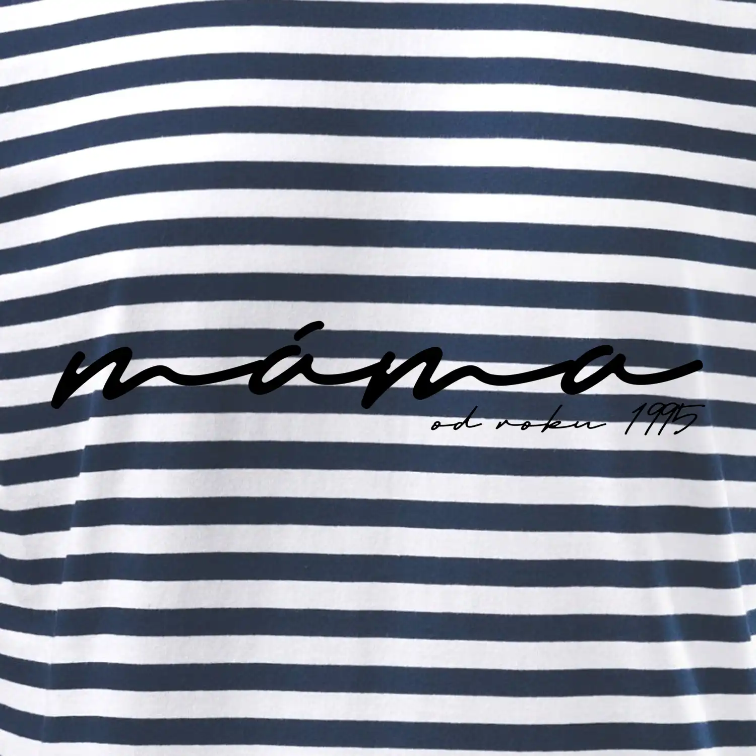 Psací nápis máma s ročníkem