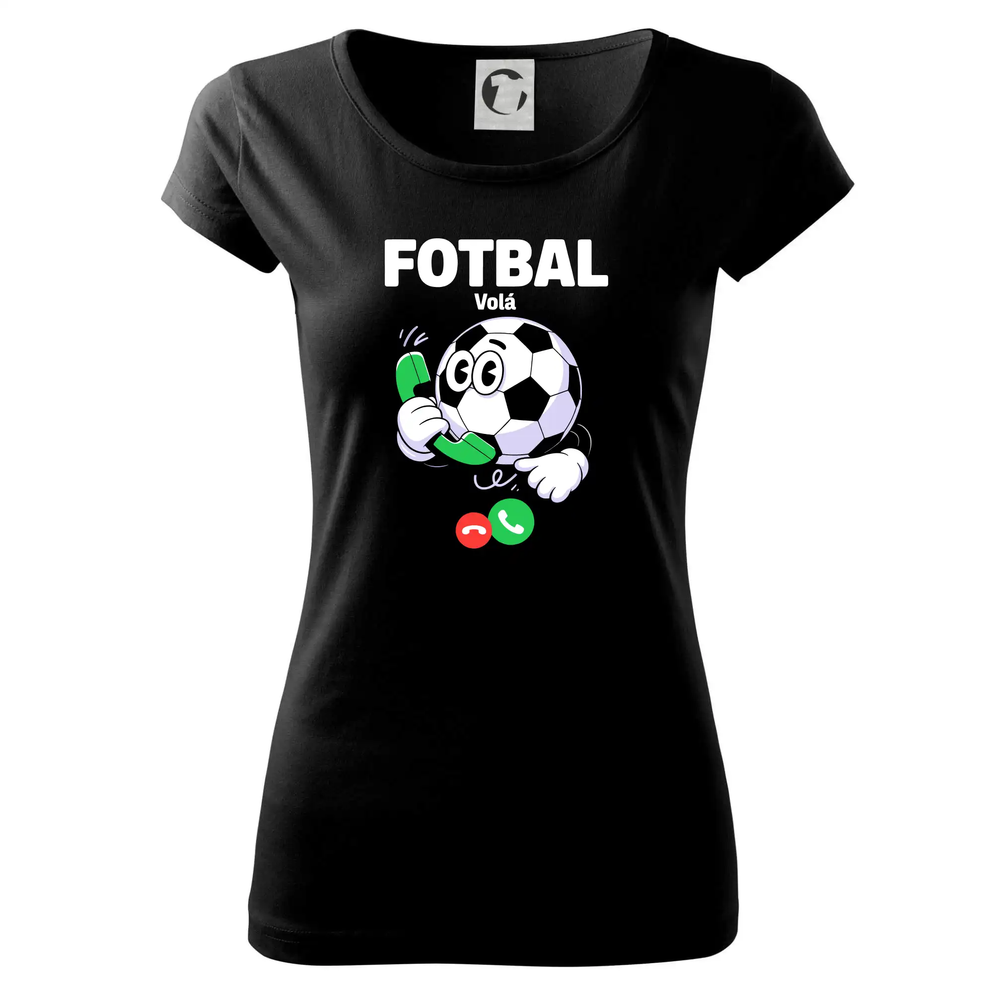 Karikatura fotbal volá