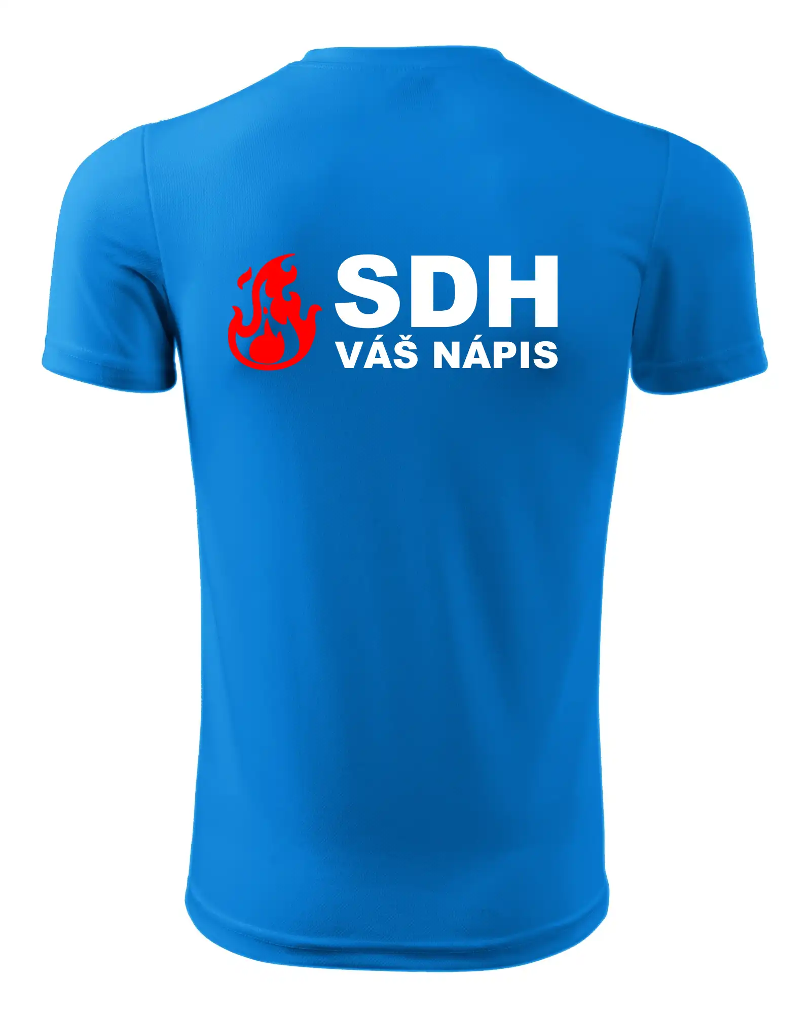 SDH nápis (oheň, název sboru - vlastní nápis)