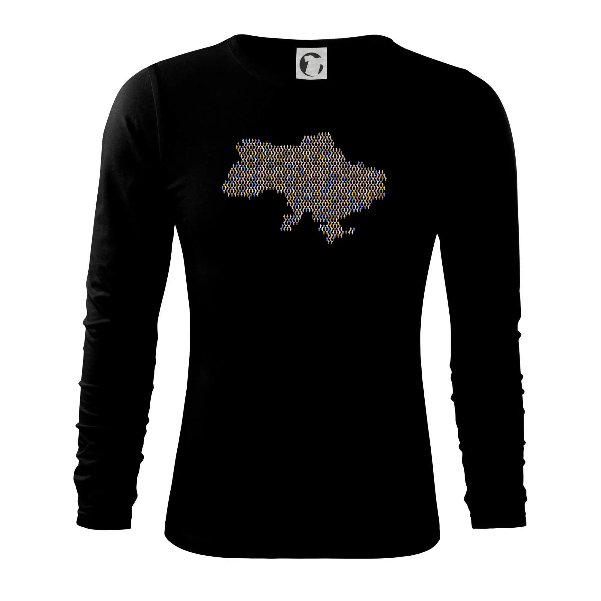 Mapa Ukrajiny panáčci