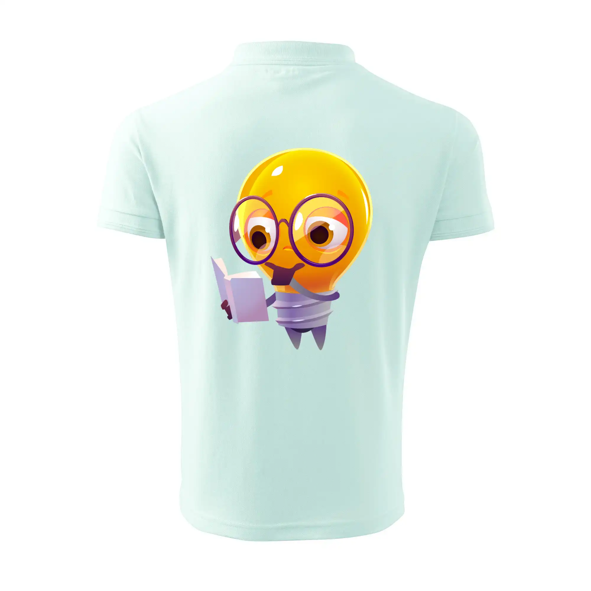 Žárovka přemýšlí nad knihou