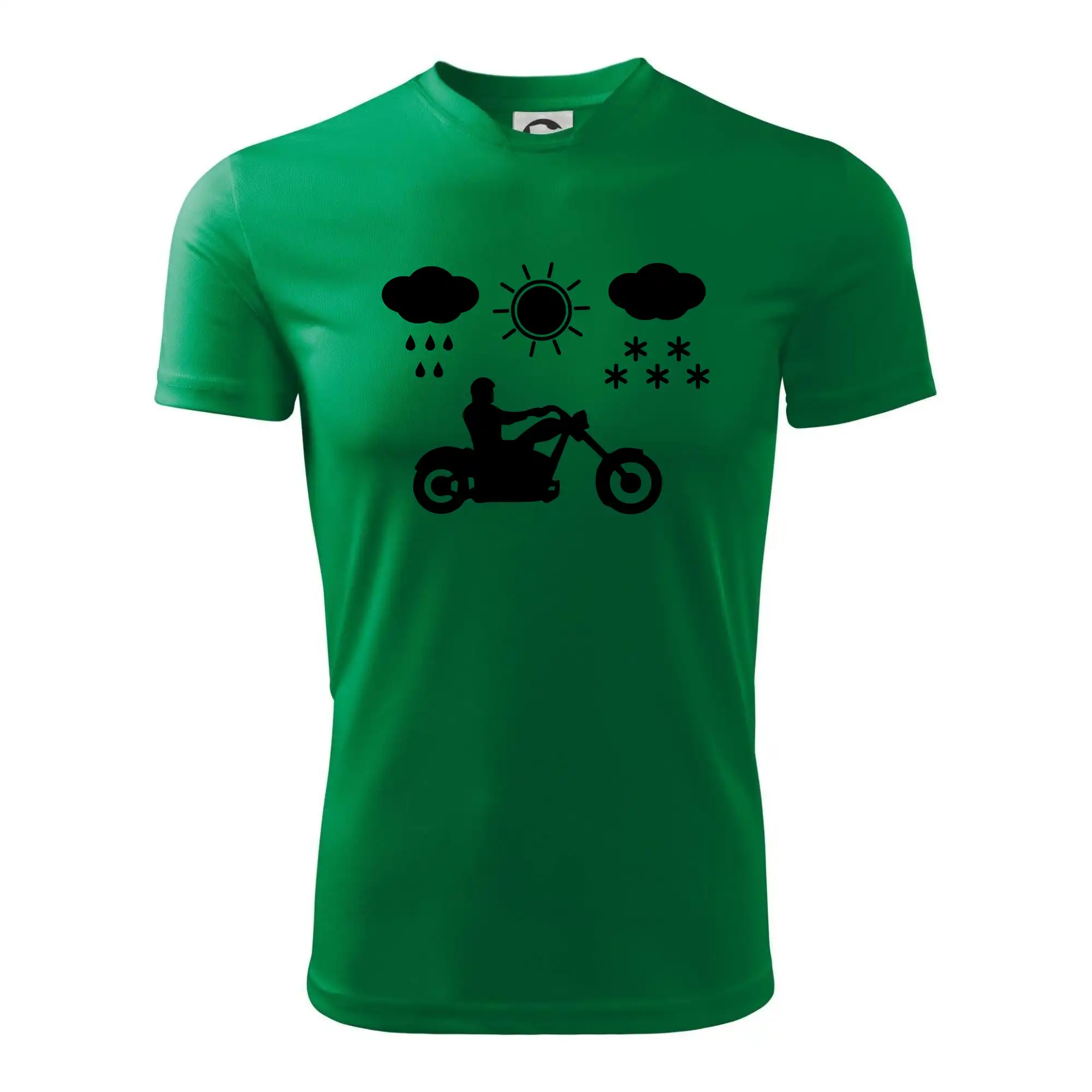 Motorkář za každého počasí - chopper