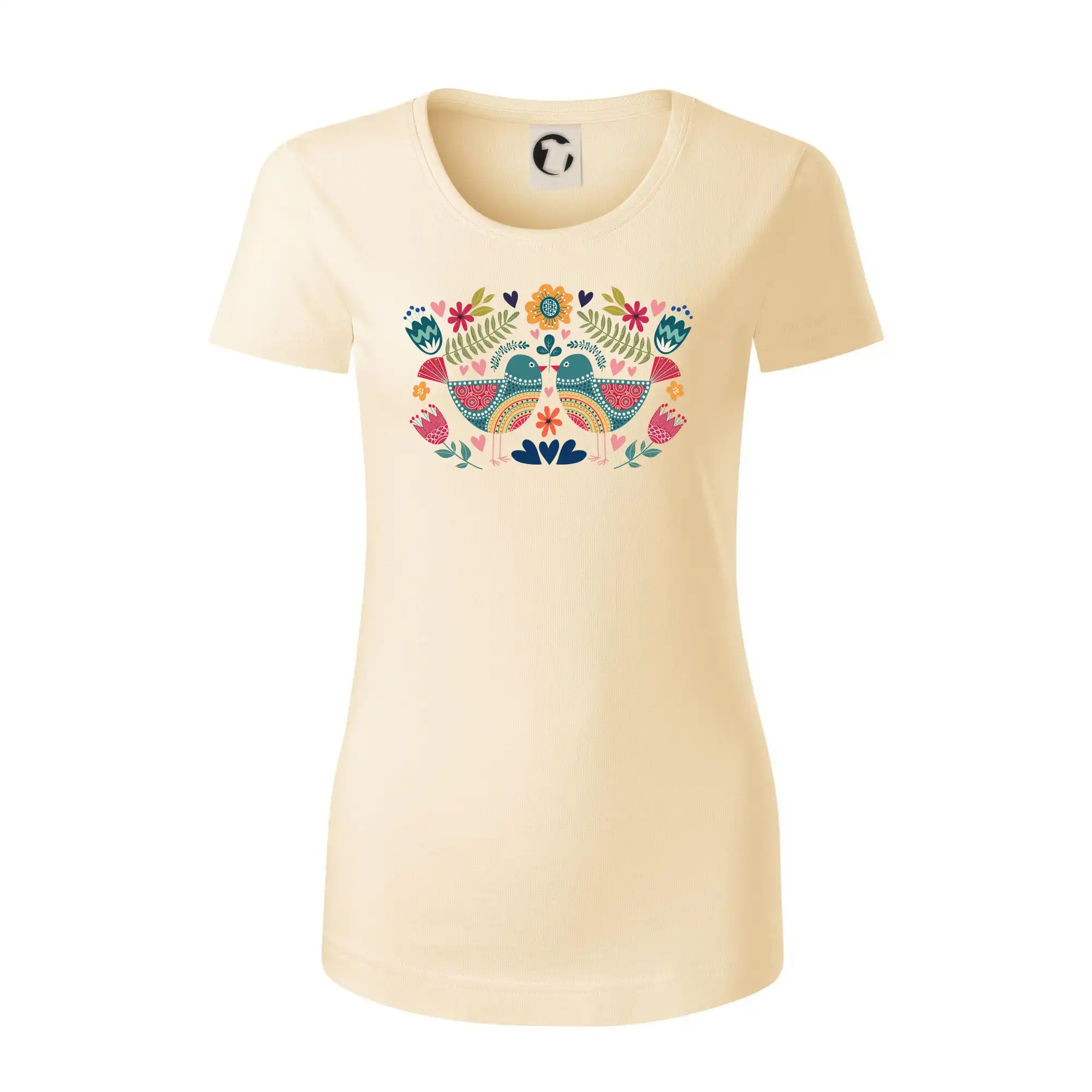 Folklor - dva barevní ptáčci