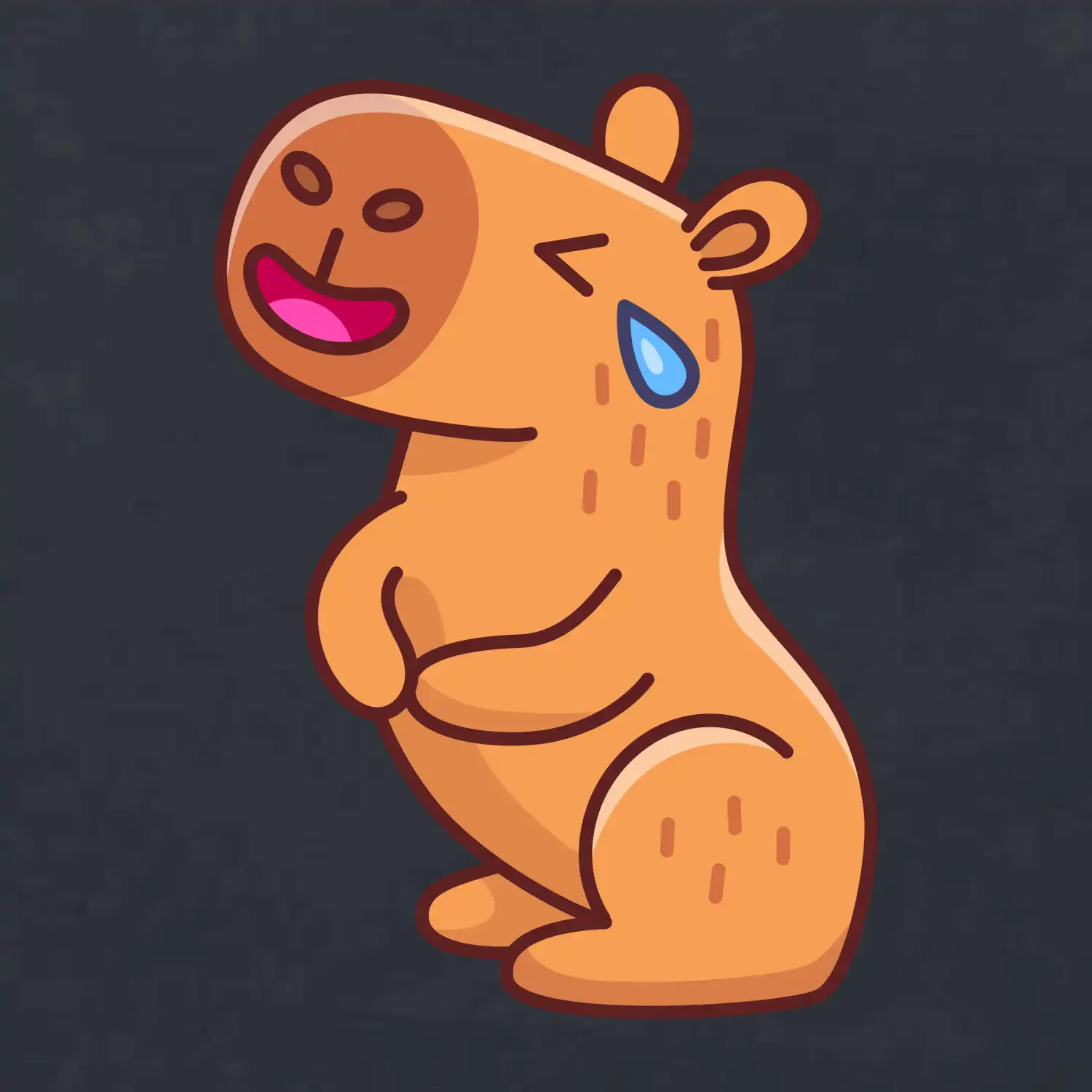 Smutná kapybara