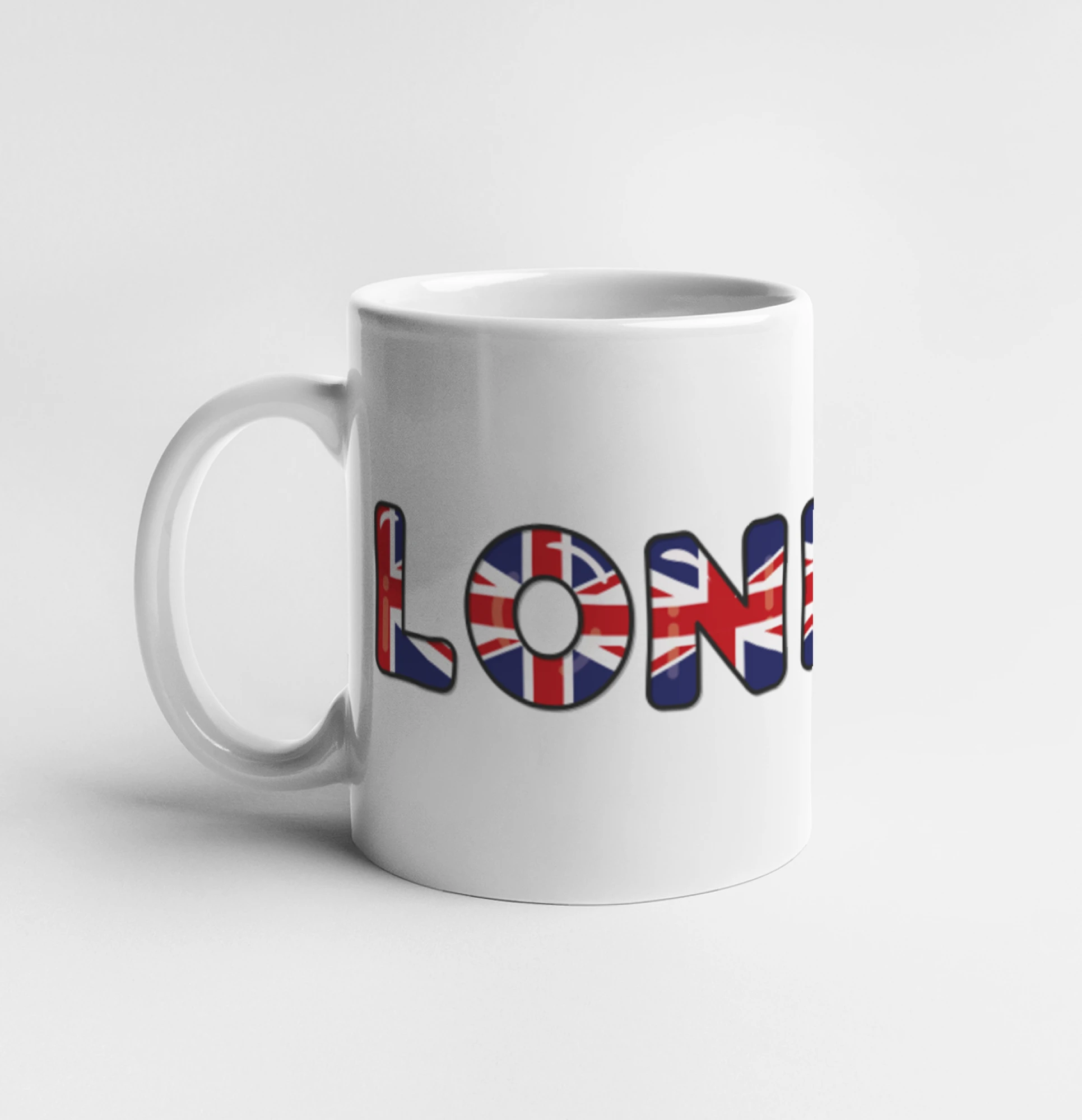 Nápis London vlajka