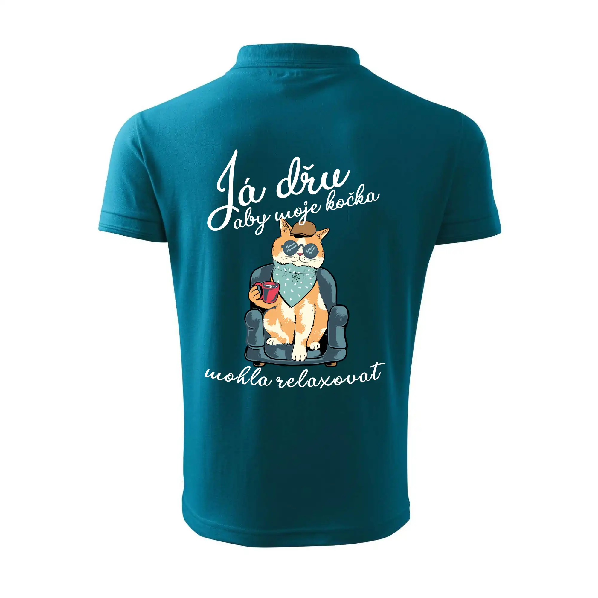 Já dřu, aby moje kočka mohla relaxovat