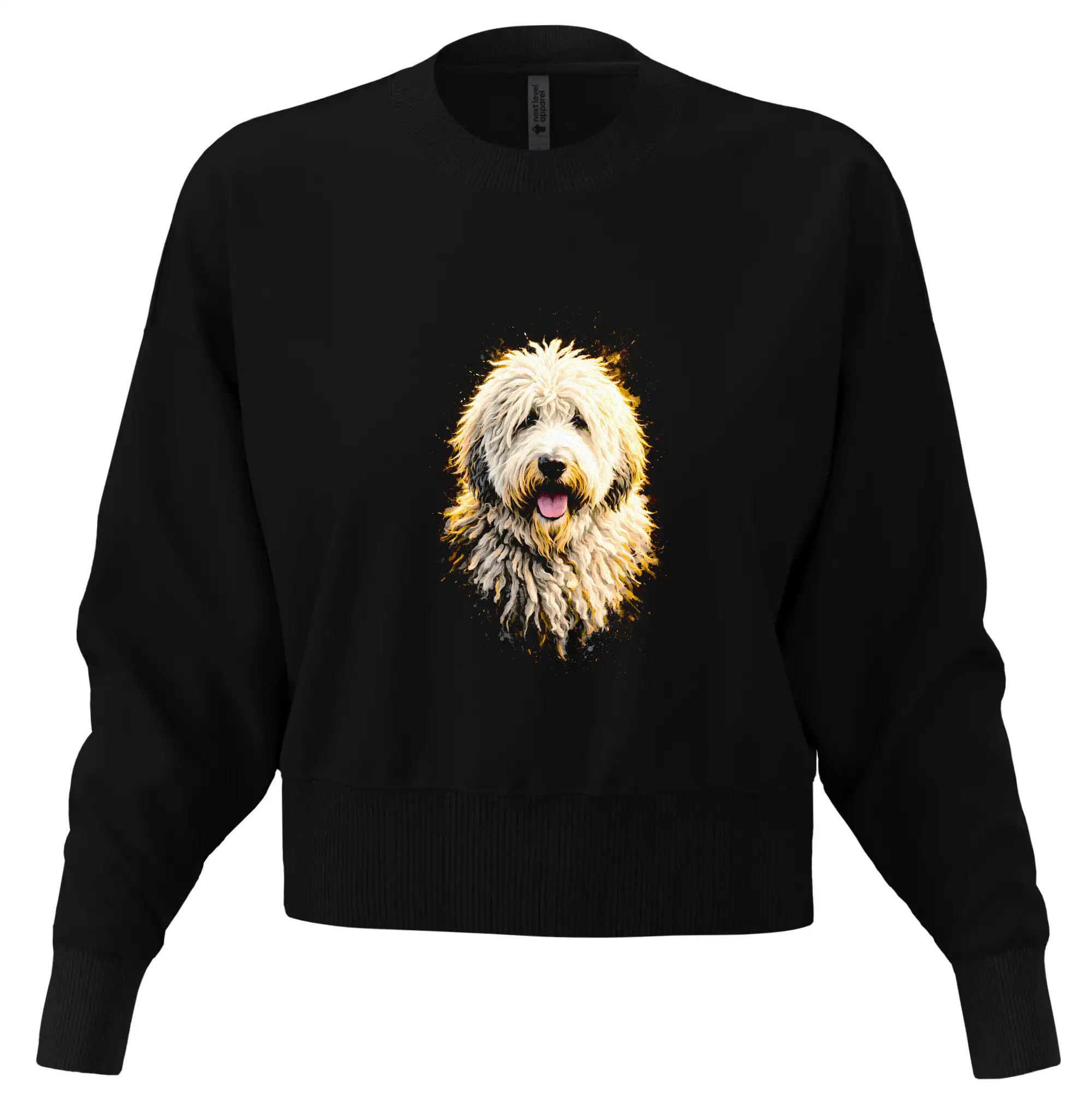 Obrázek polotón komondor hlava