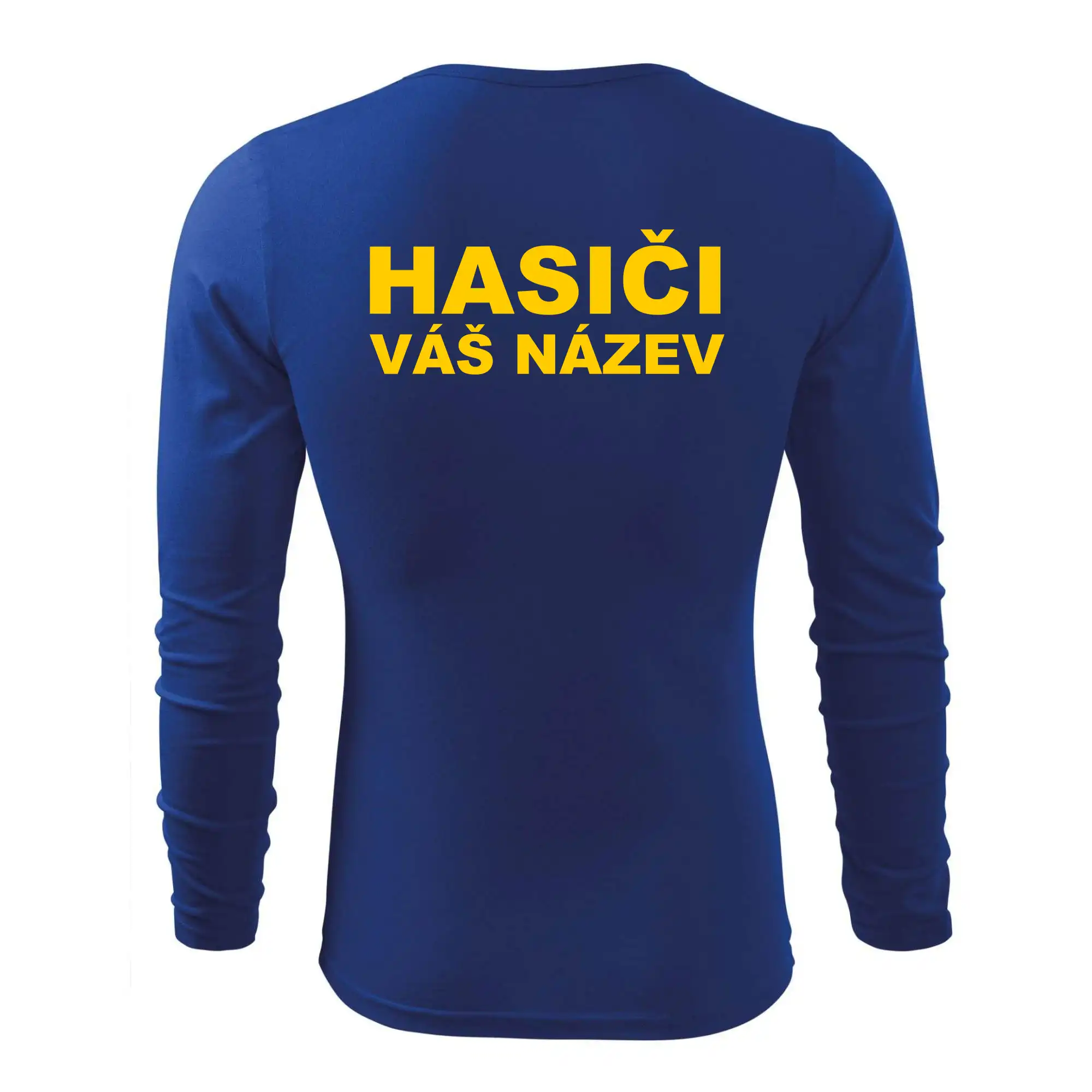 Hasiči - žlutý nápis - váš název sboru