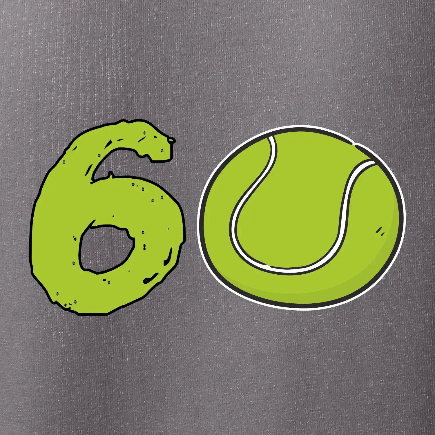 Tenis kulaté narozeniny 60