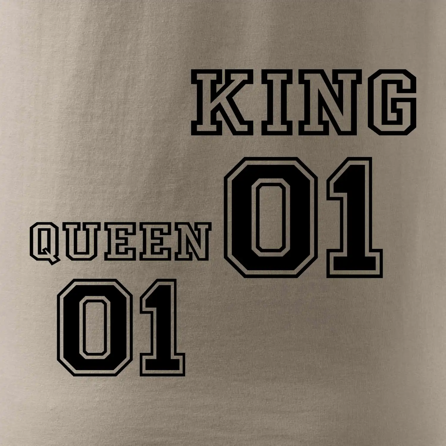 King - Queen - 01 dres (černobílá)