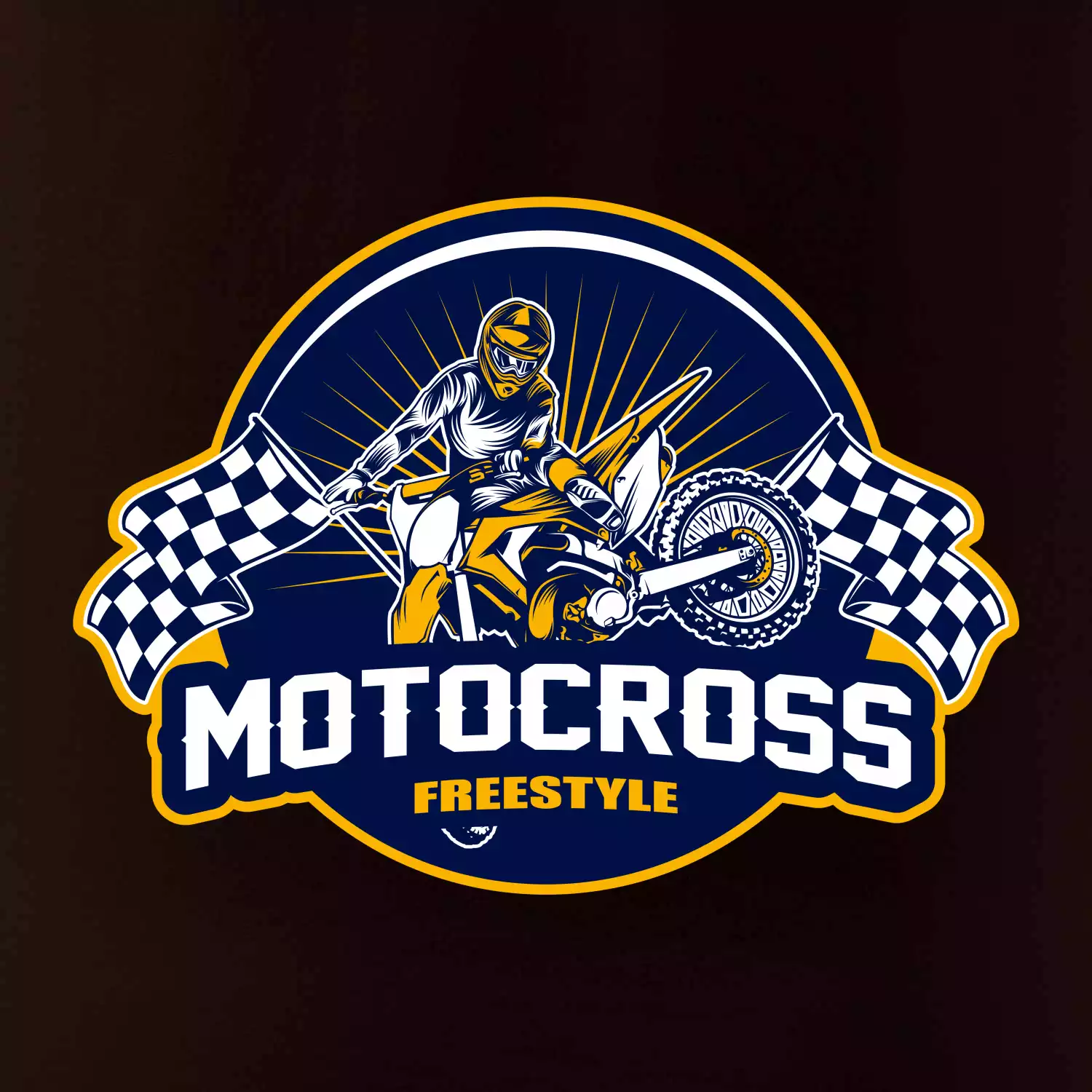 Motocross freestyle kruh