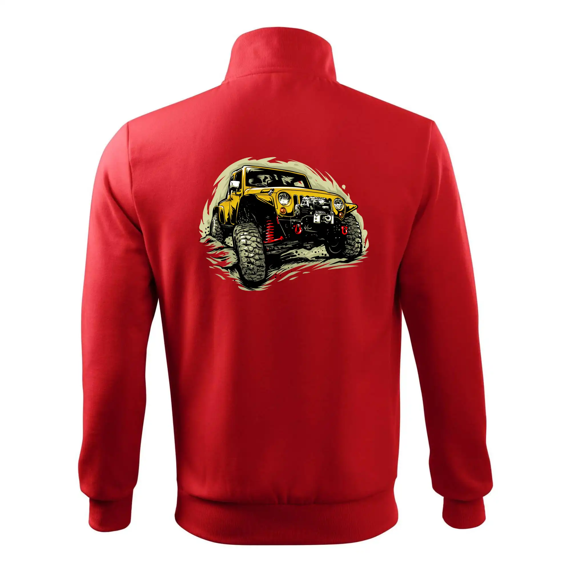 Žlutý offroad s navijákem