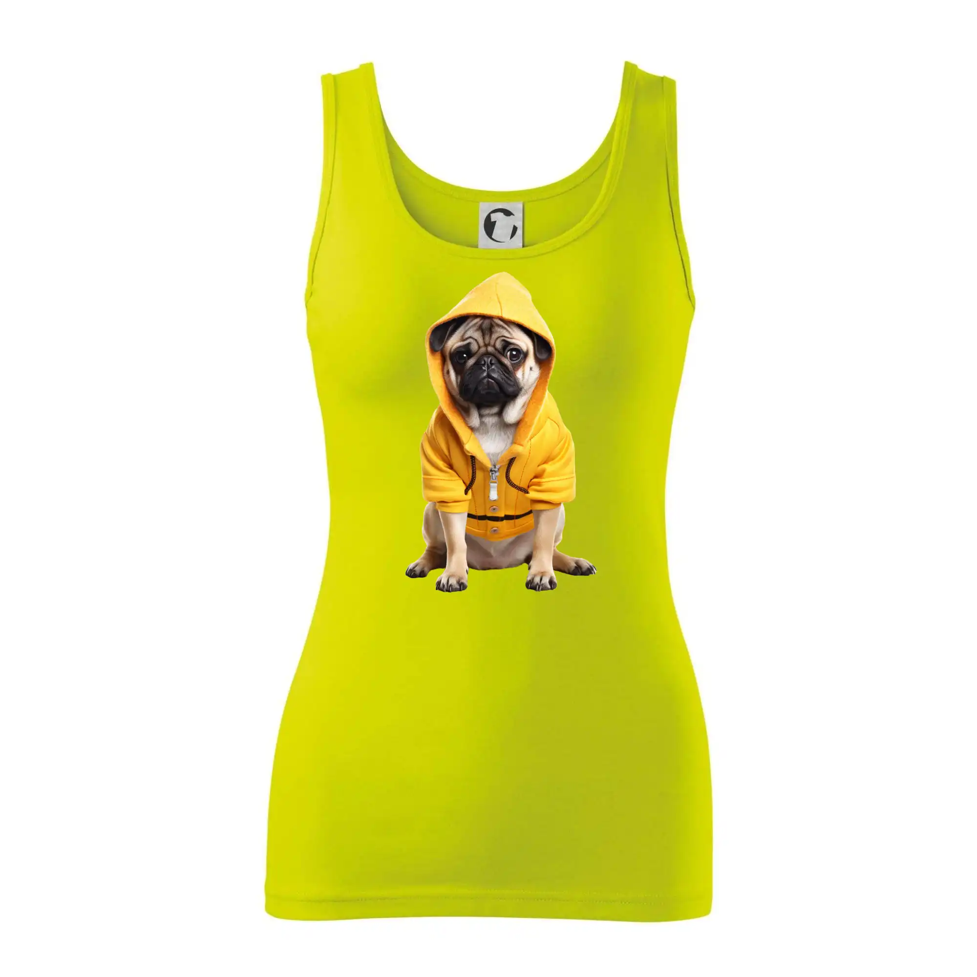 Mops v mikině