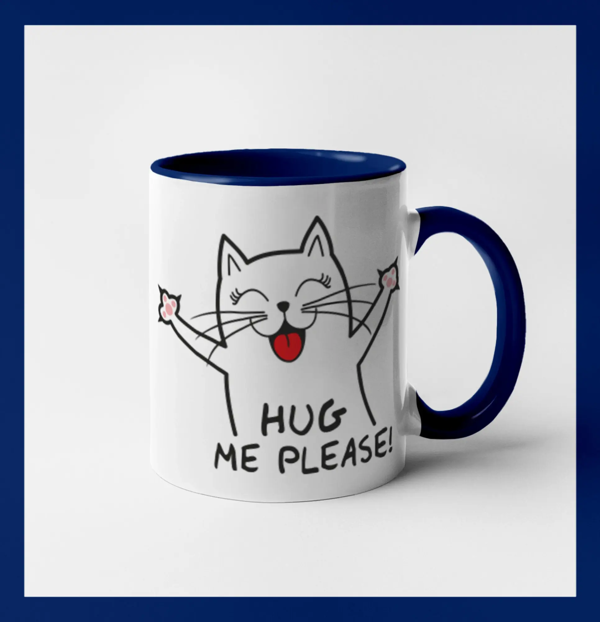 Kočka hug me please