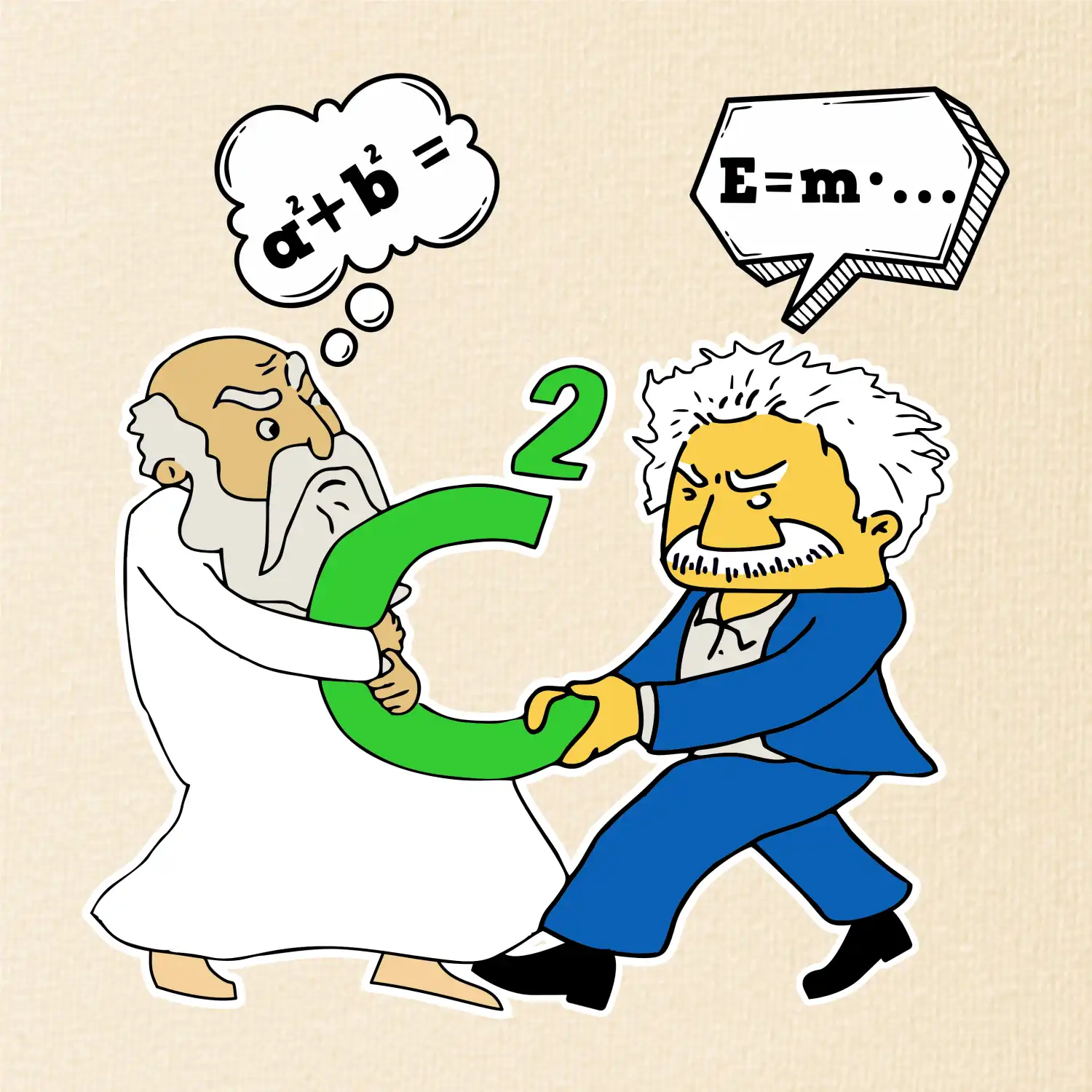Pythagoras a Albert boj o C