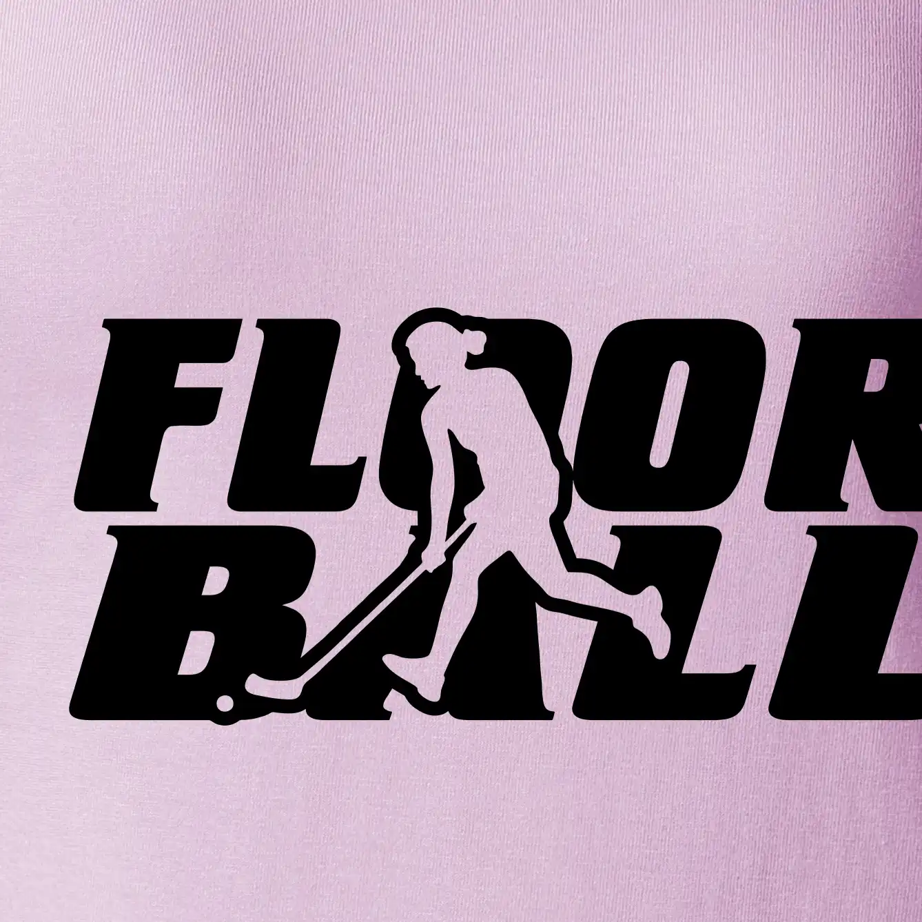 Floorball nápis rovný