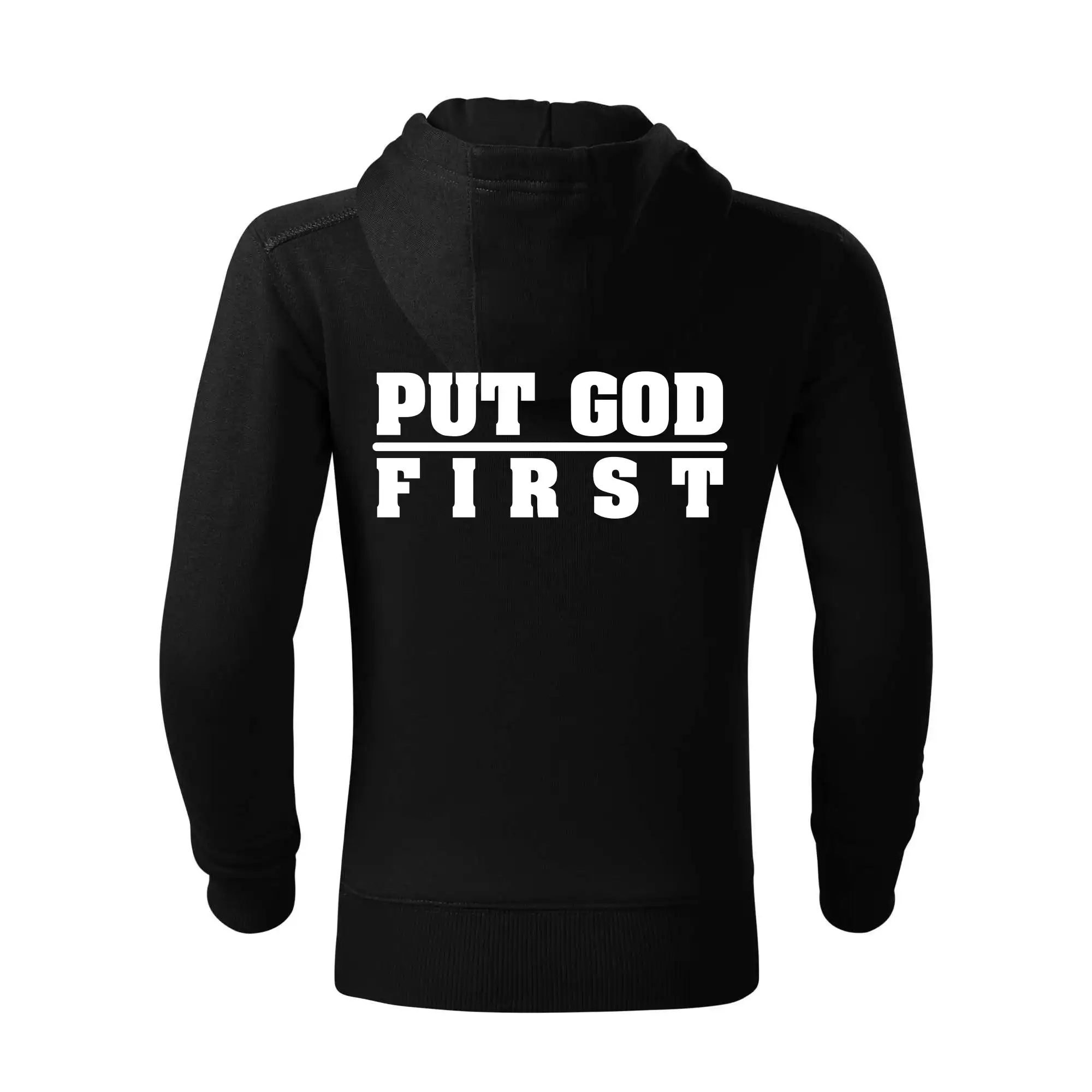 Put God first tlustý nápis
