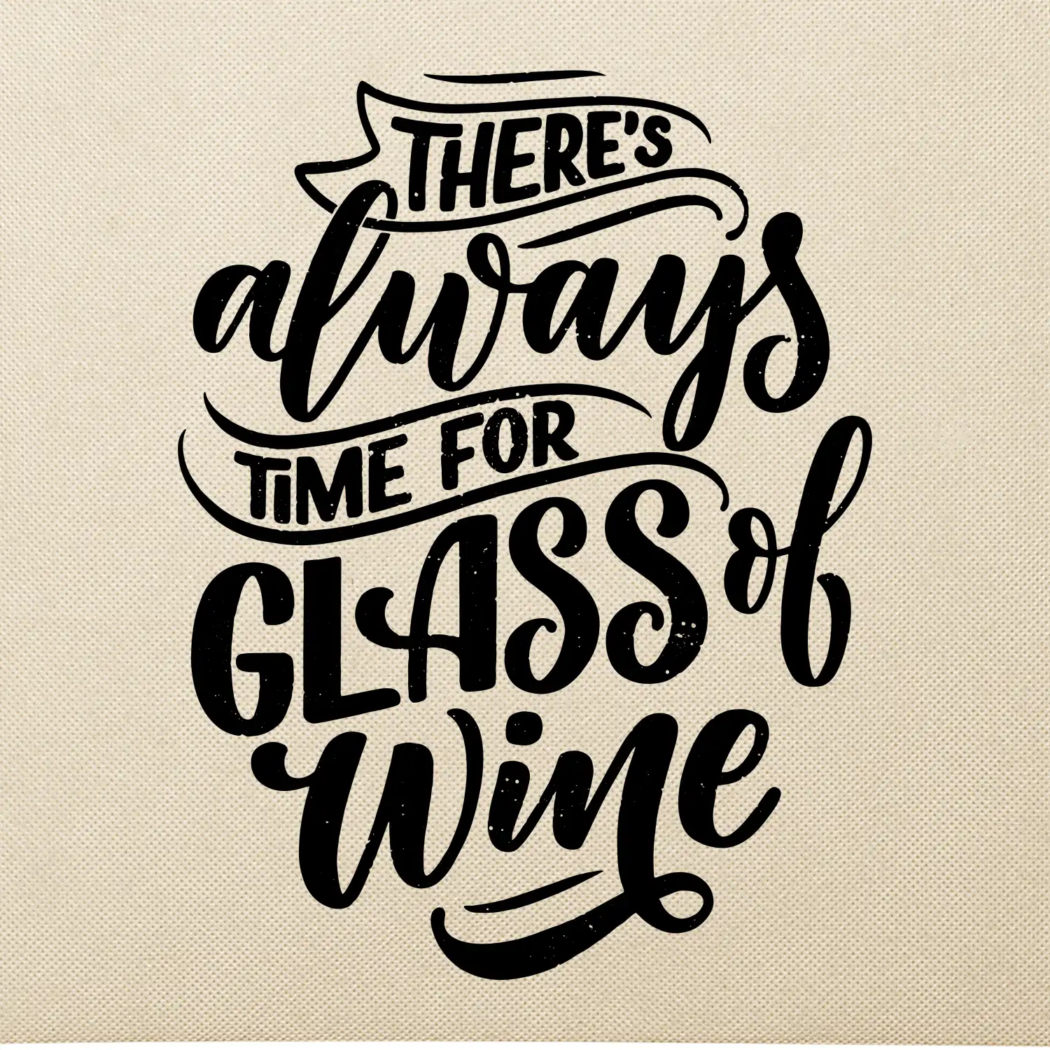There always time for glass of wine