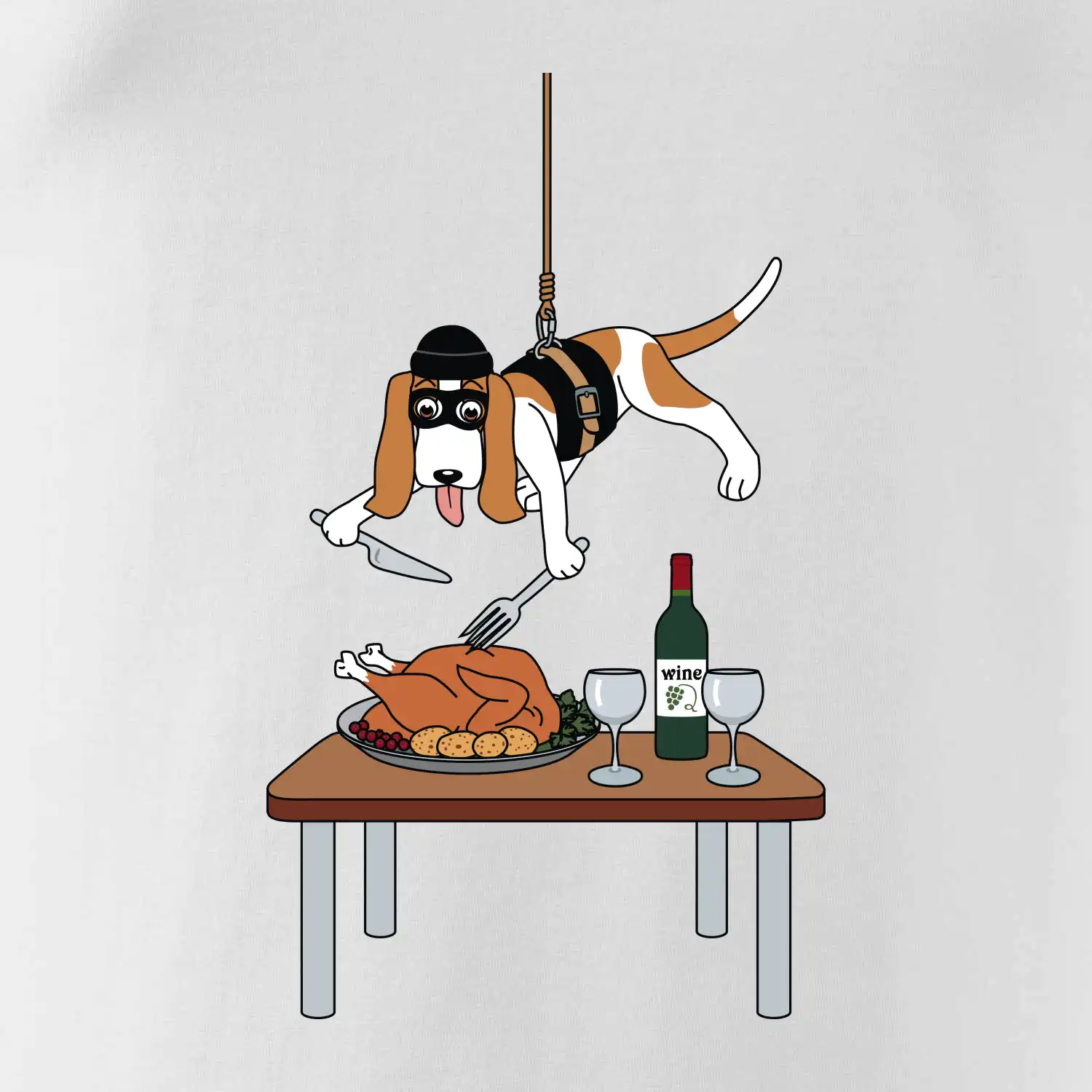 Malý zloděj - baset (Hana-creative)