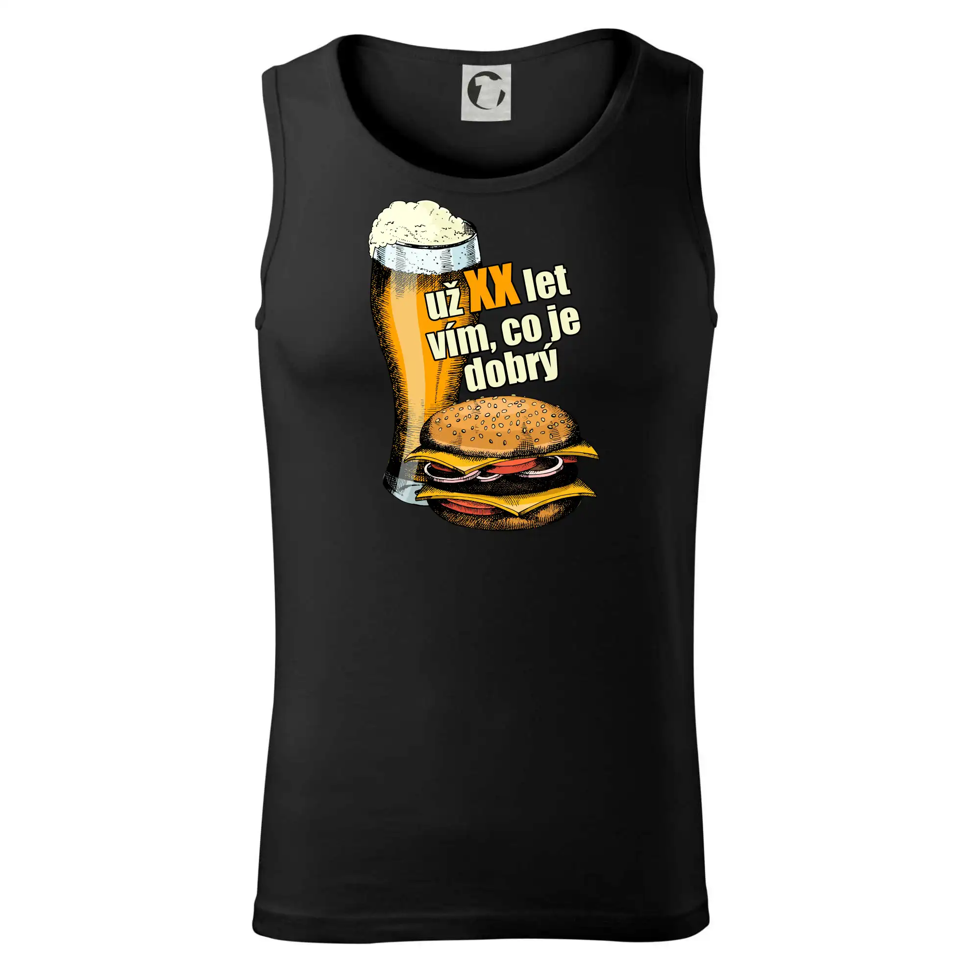 Pivo a burger vím co je dobrý