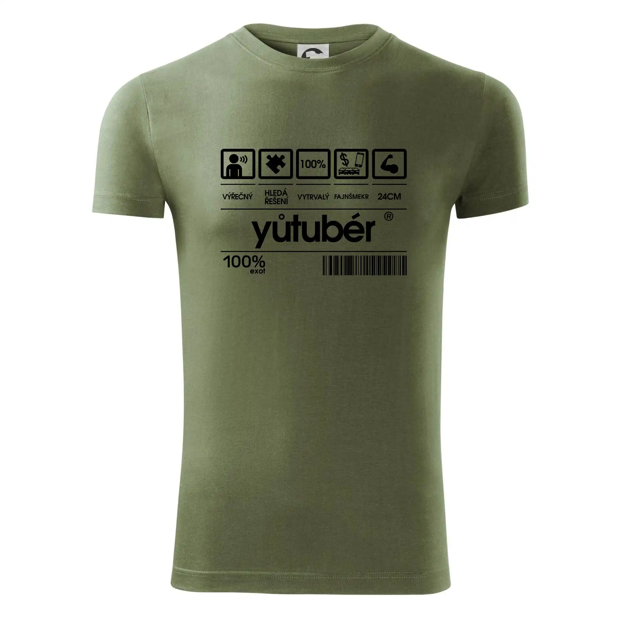 Čárový kód - youtuber
