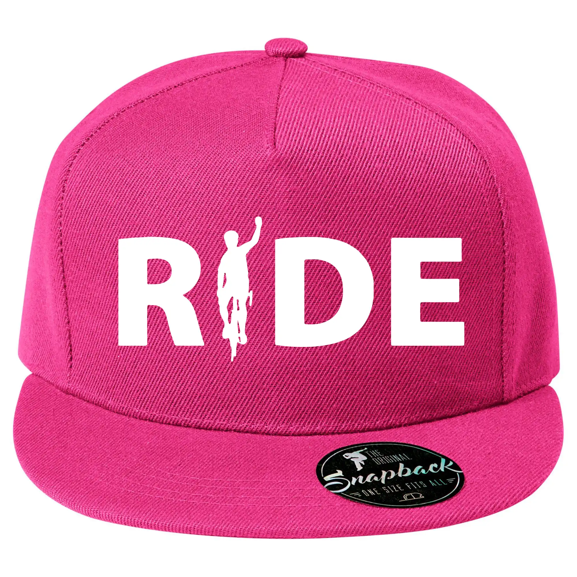 Ride - nápis s cyklistou