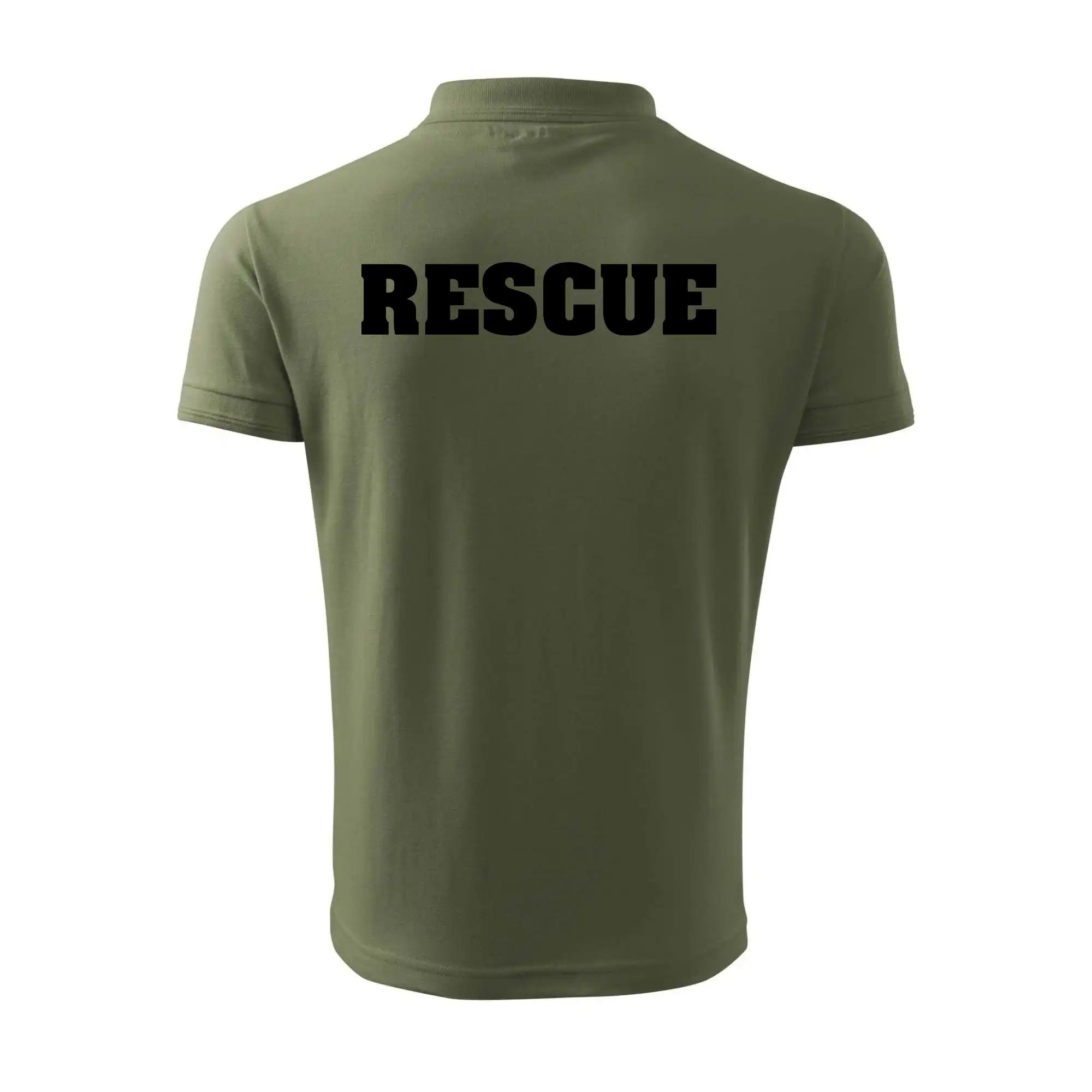 Rescue - Hvězda na prsu +  nápis na zádech