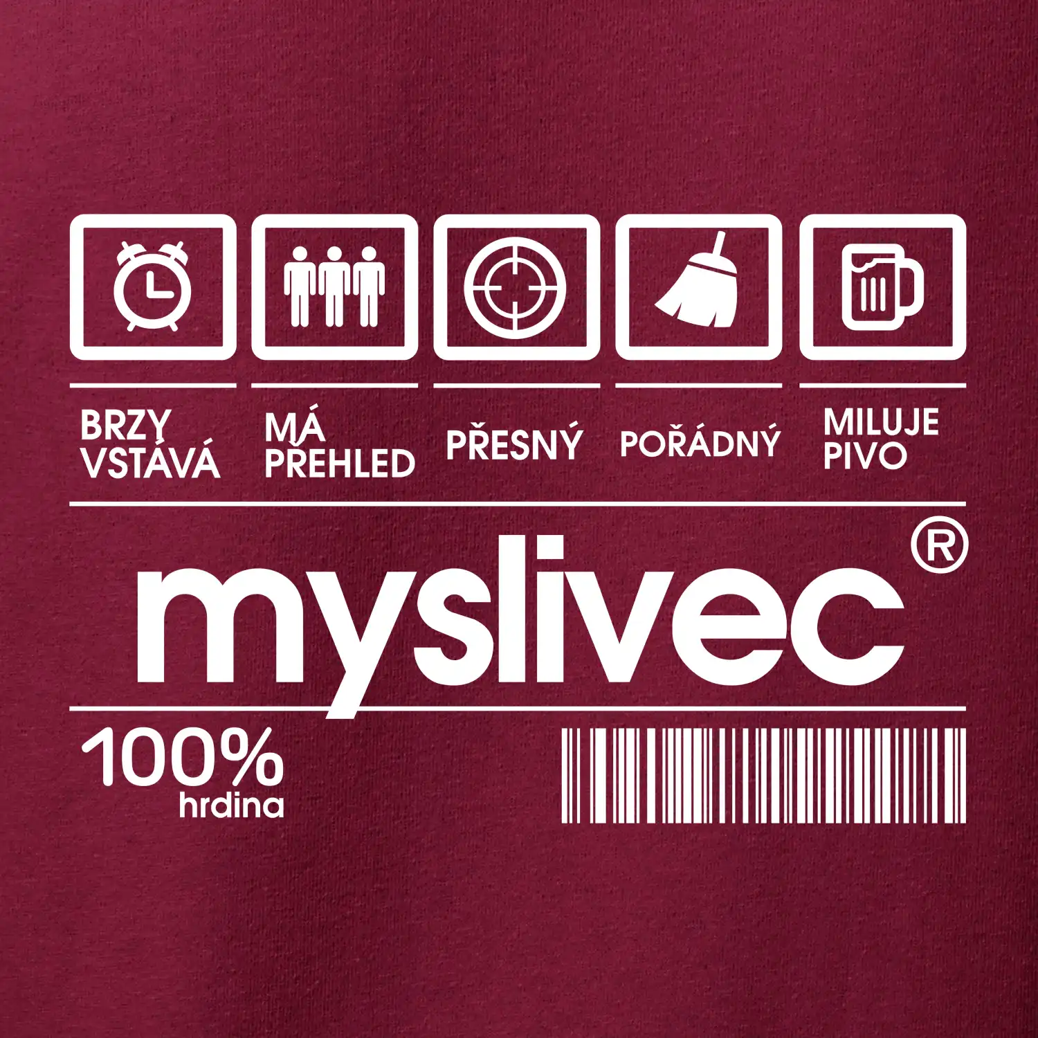 Čárový kód myslivec