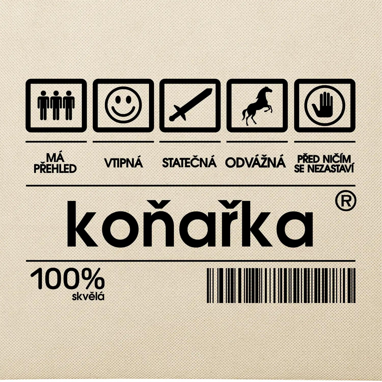 Čárový kód - Koňařka