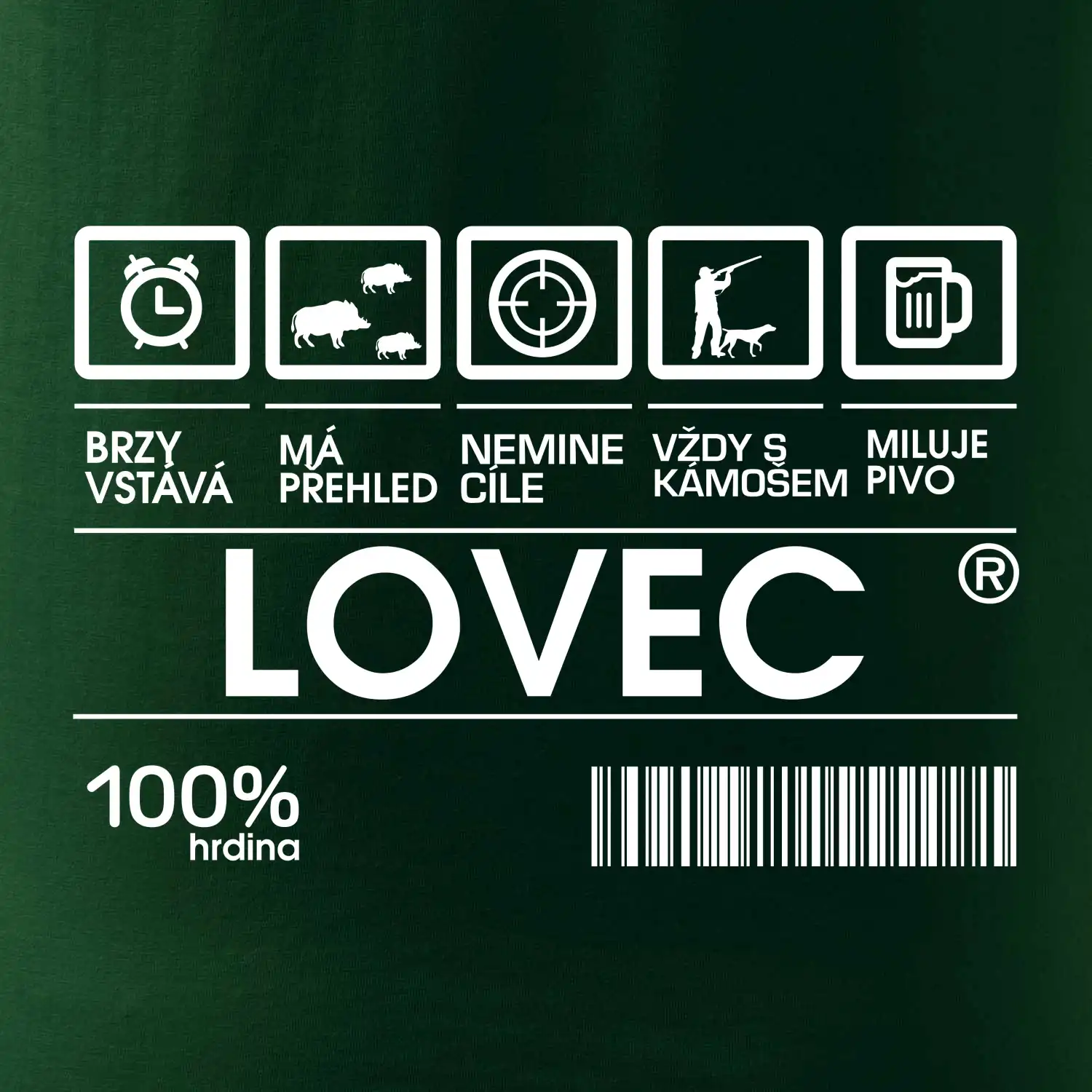 Čárový kód Lovec