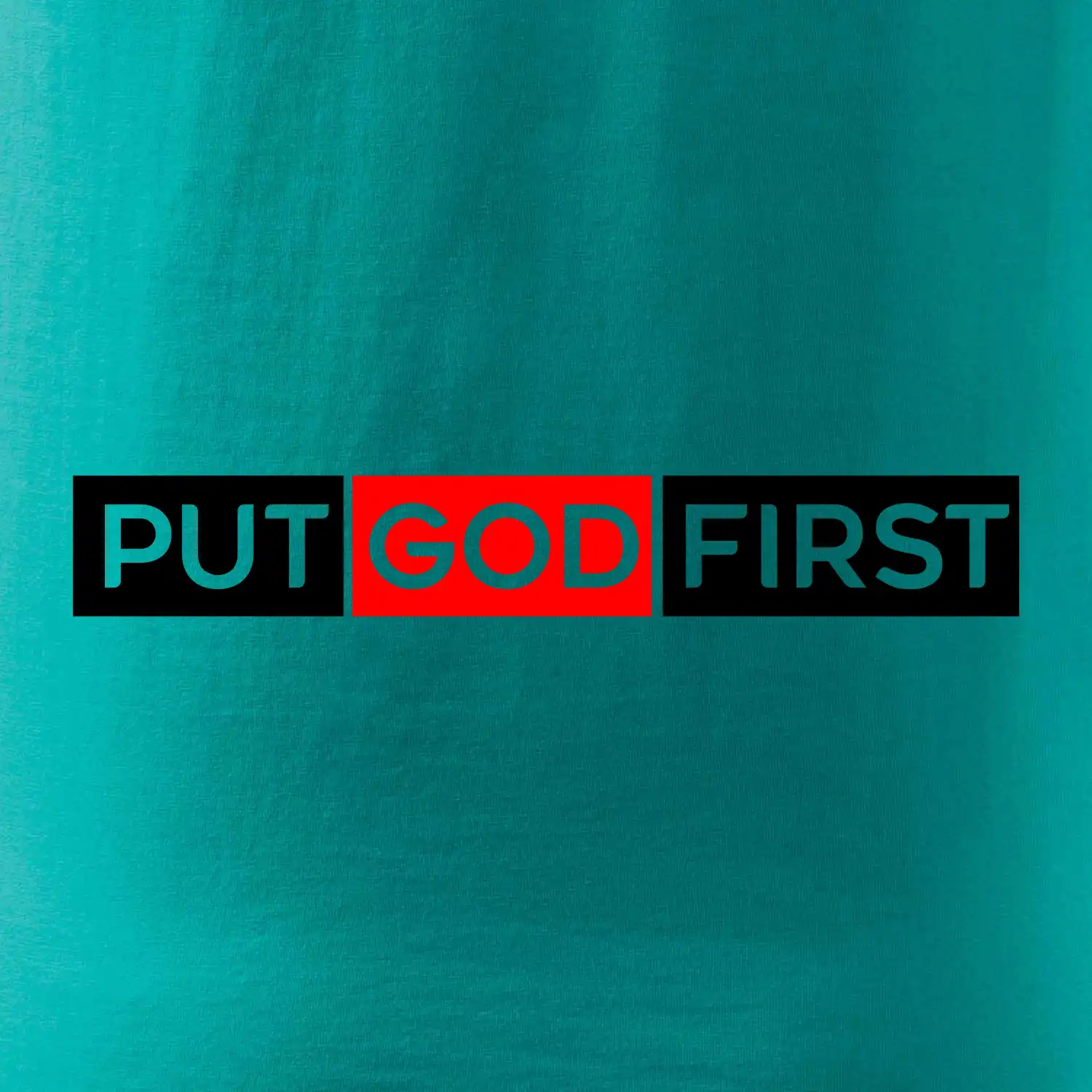 Put God first obdélník