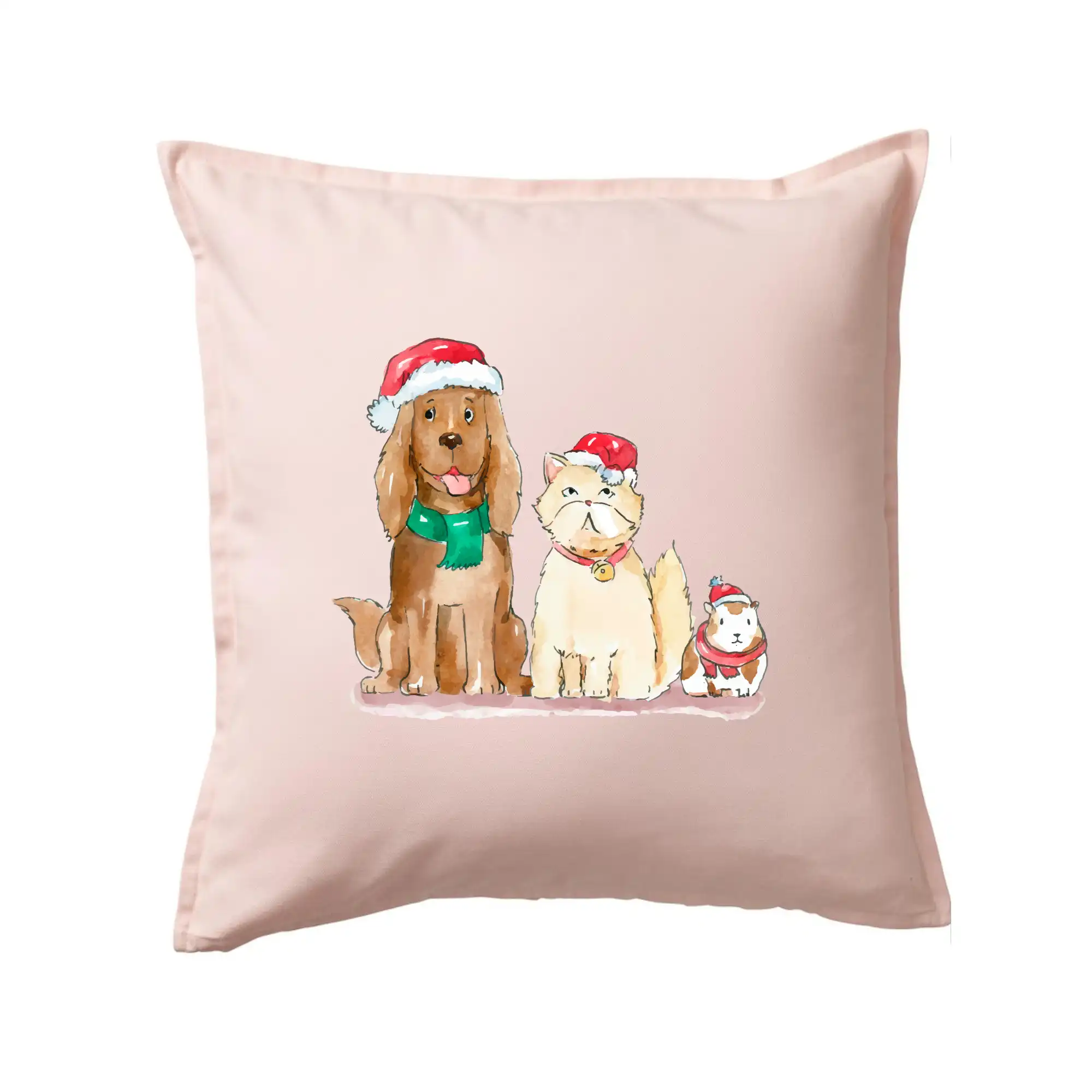 Veselé vánoce - pes, křeček a kočka