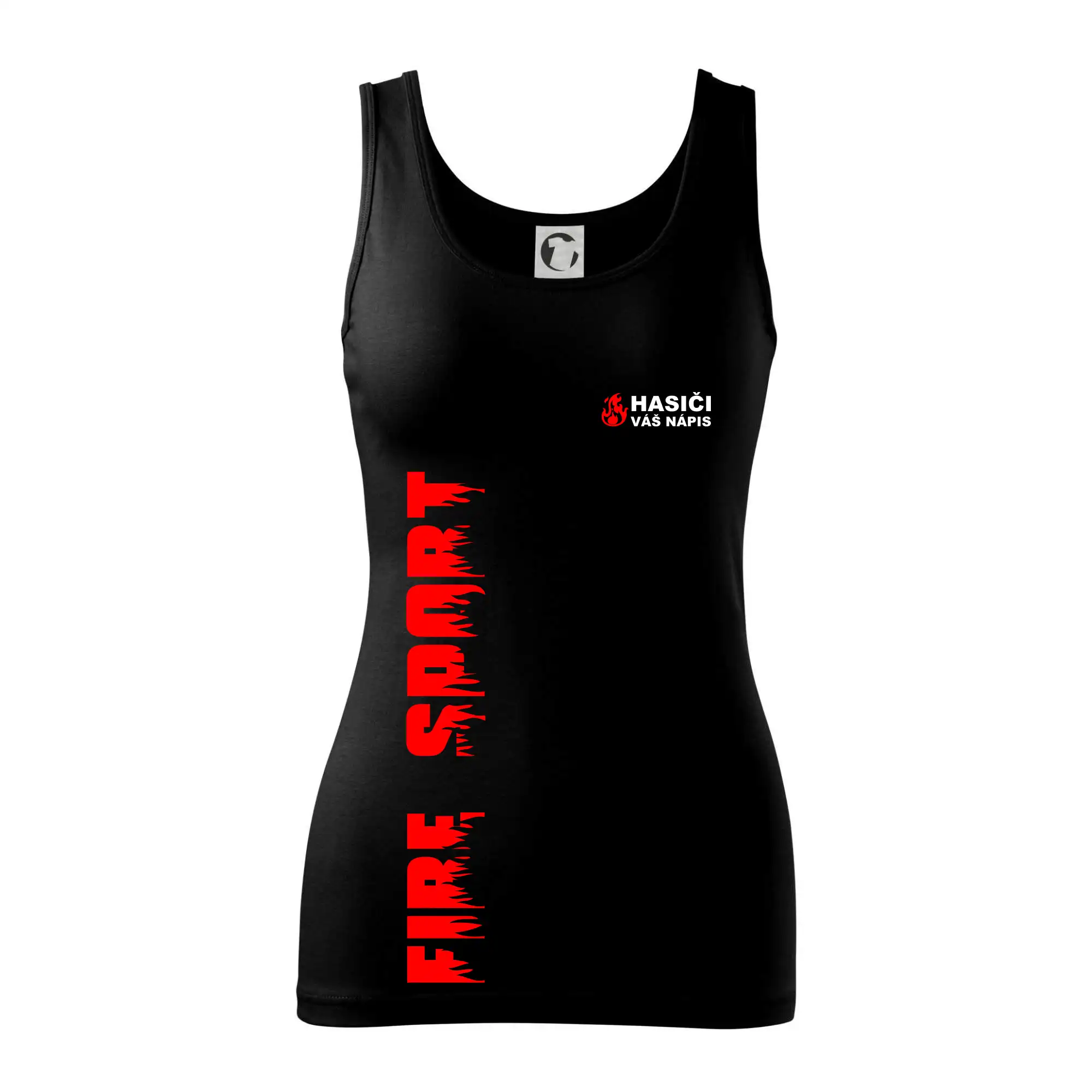Hasiči (oheň,  Firesport, název sboru - vlastní nápis)