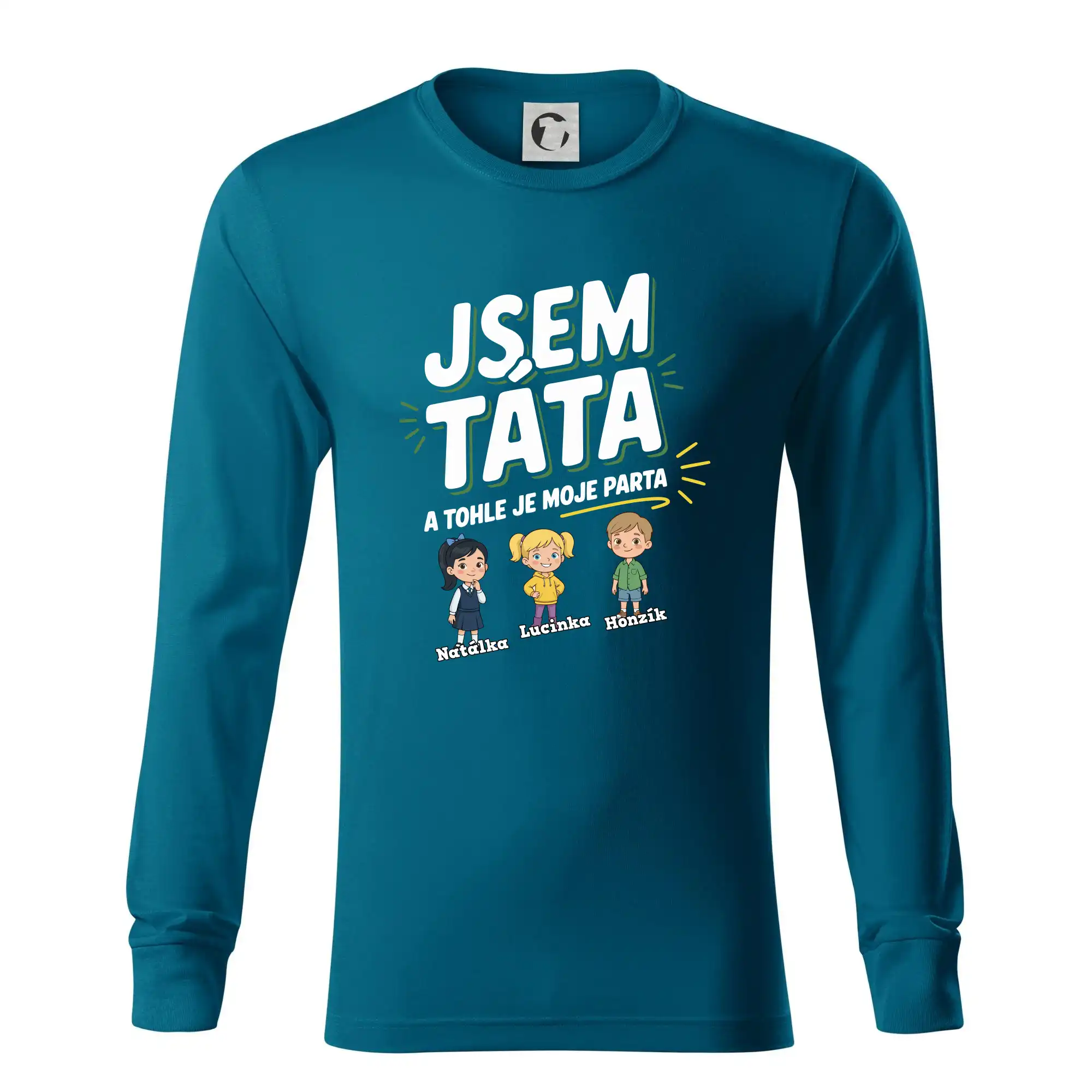 Jsem táta a tohle je moje parta  (obrázky a jména dětí)