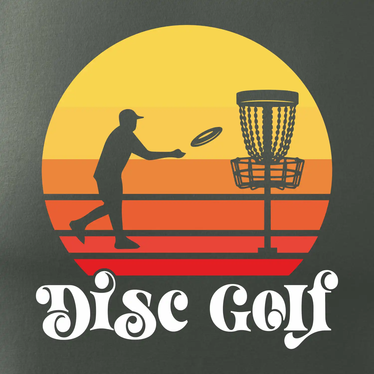 Disc golf postava vintage