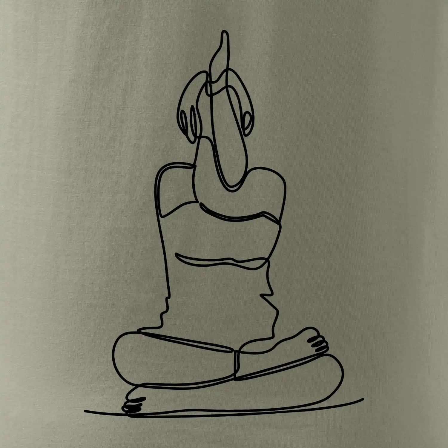 Jóga v sedu jedním tahem