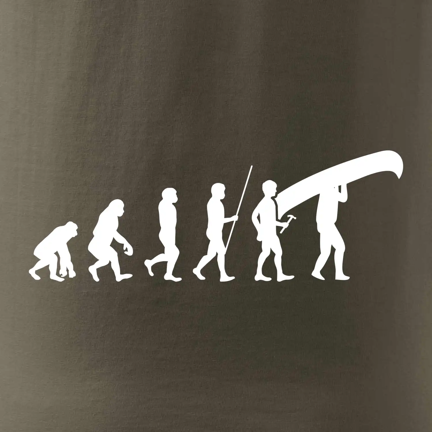 Evoluce kanoe nad hlavou