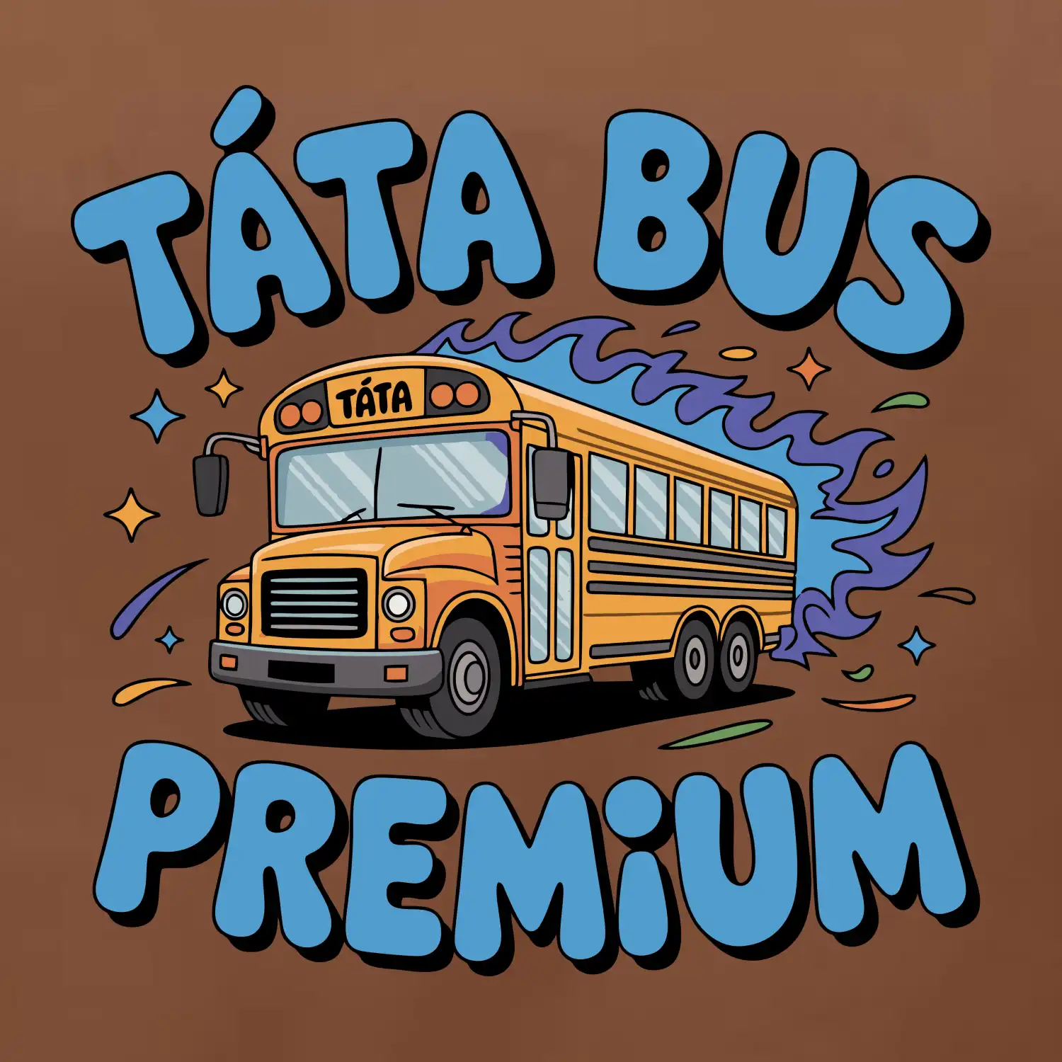 Kreslený Táta bus premium