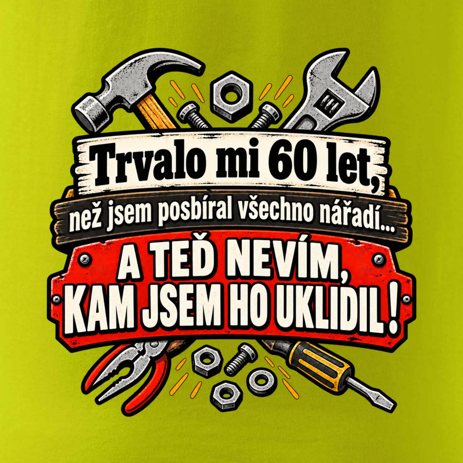 Trvalo mi  60 let, než jsem posbíral všechno nářadí