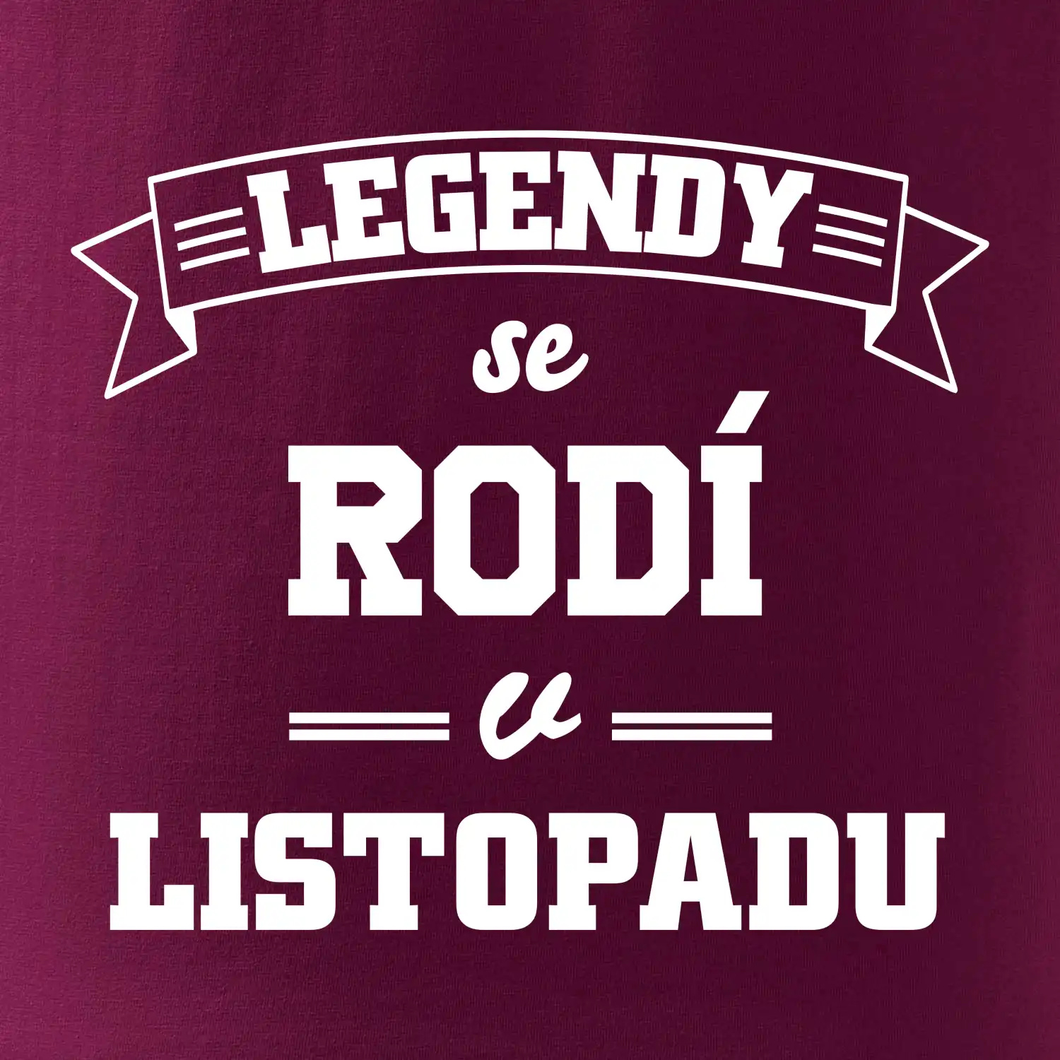 Legendy se rodí v listopadu