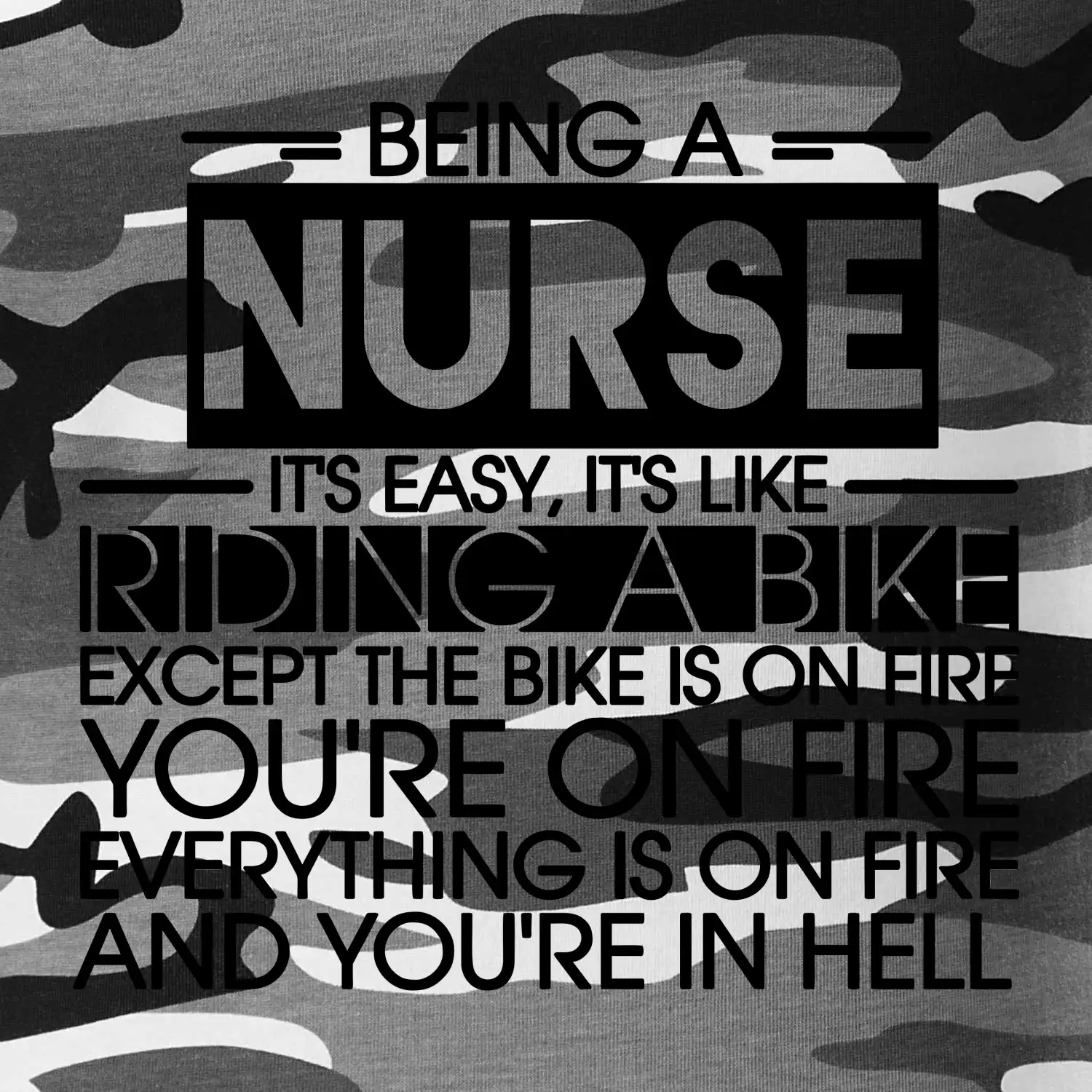 Being a nurse - bike