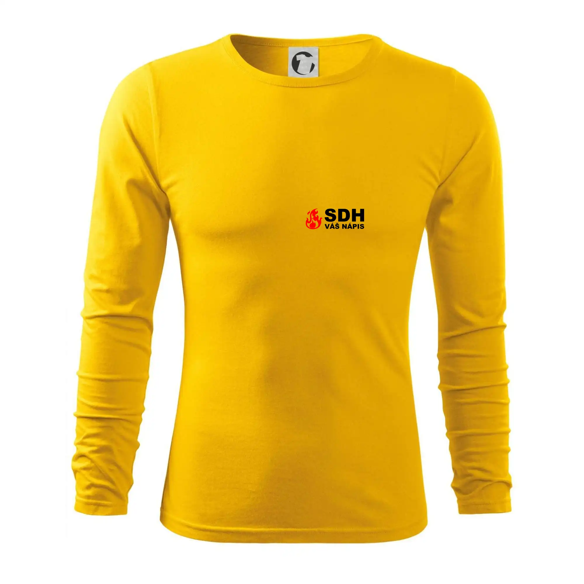 SDH nápis (oheň, název sboru - vlastní nápis)