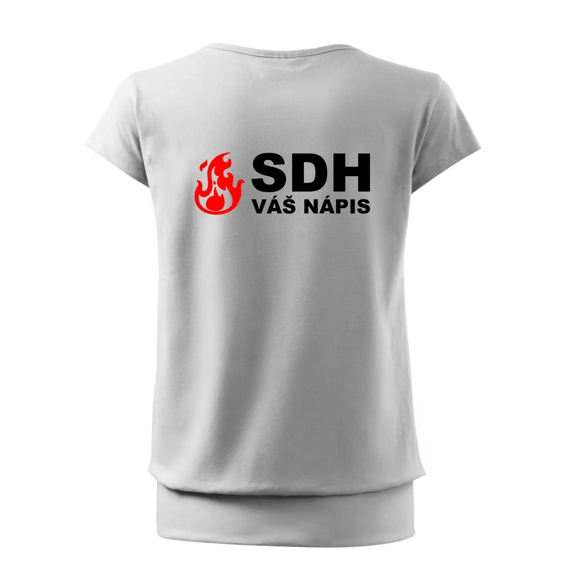 SDH nápis (oheň, název sboru - vlastní nápis)