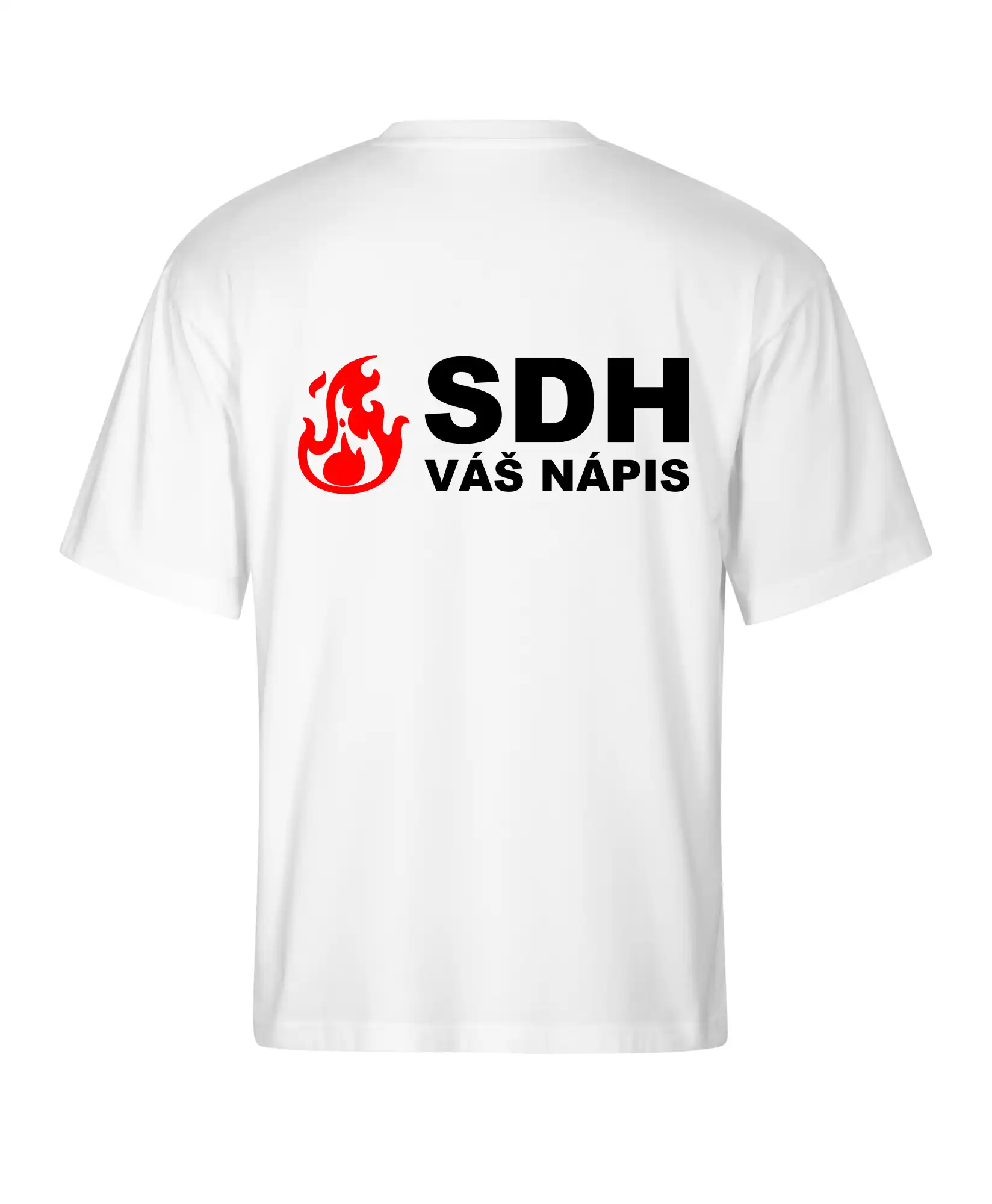 SDH nápis (oheň, firesport, název sboru - vlastní nápis)
