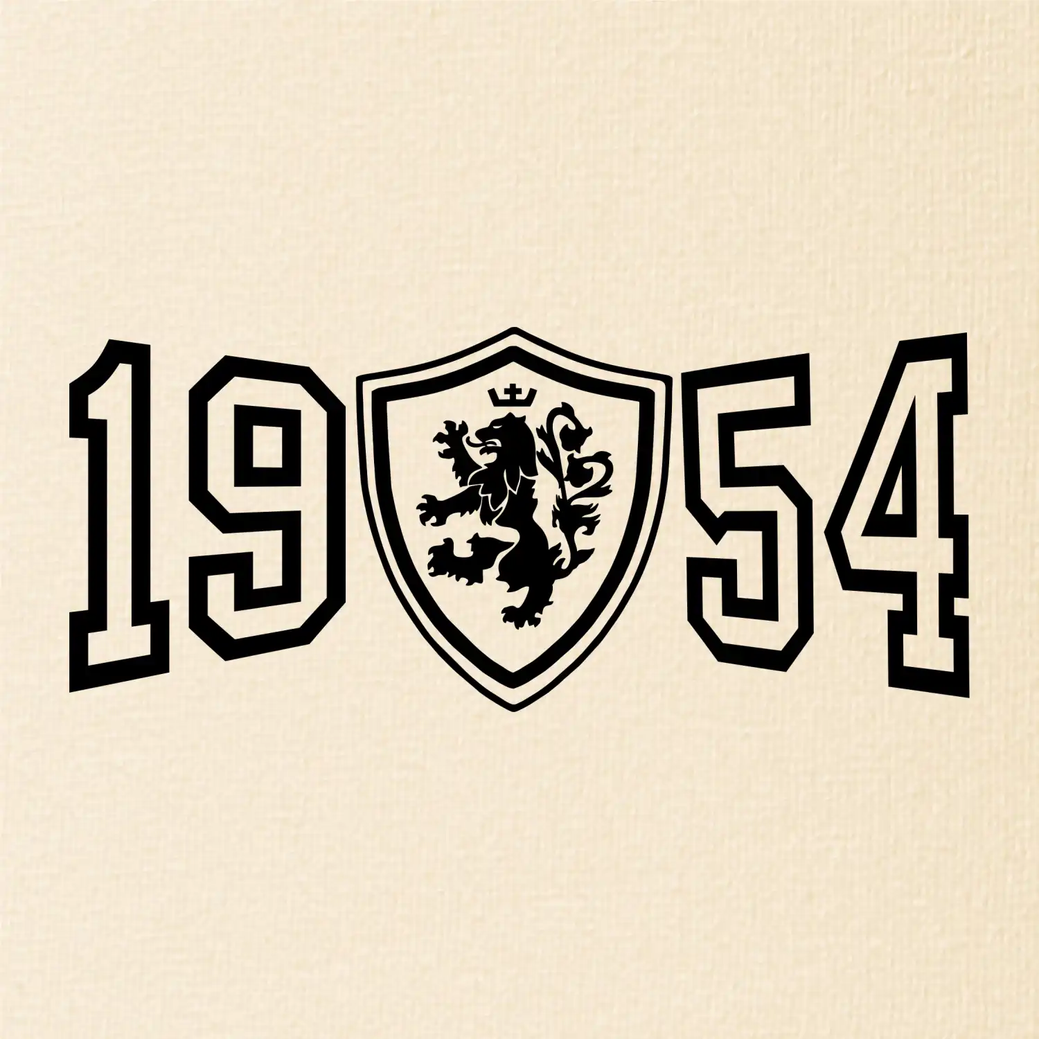 Narozeninový motiv - znak - 1954