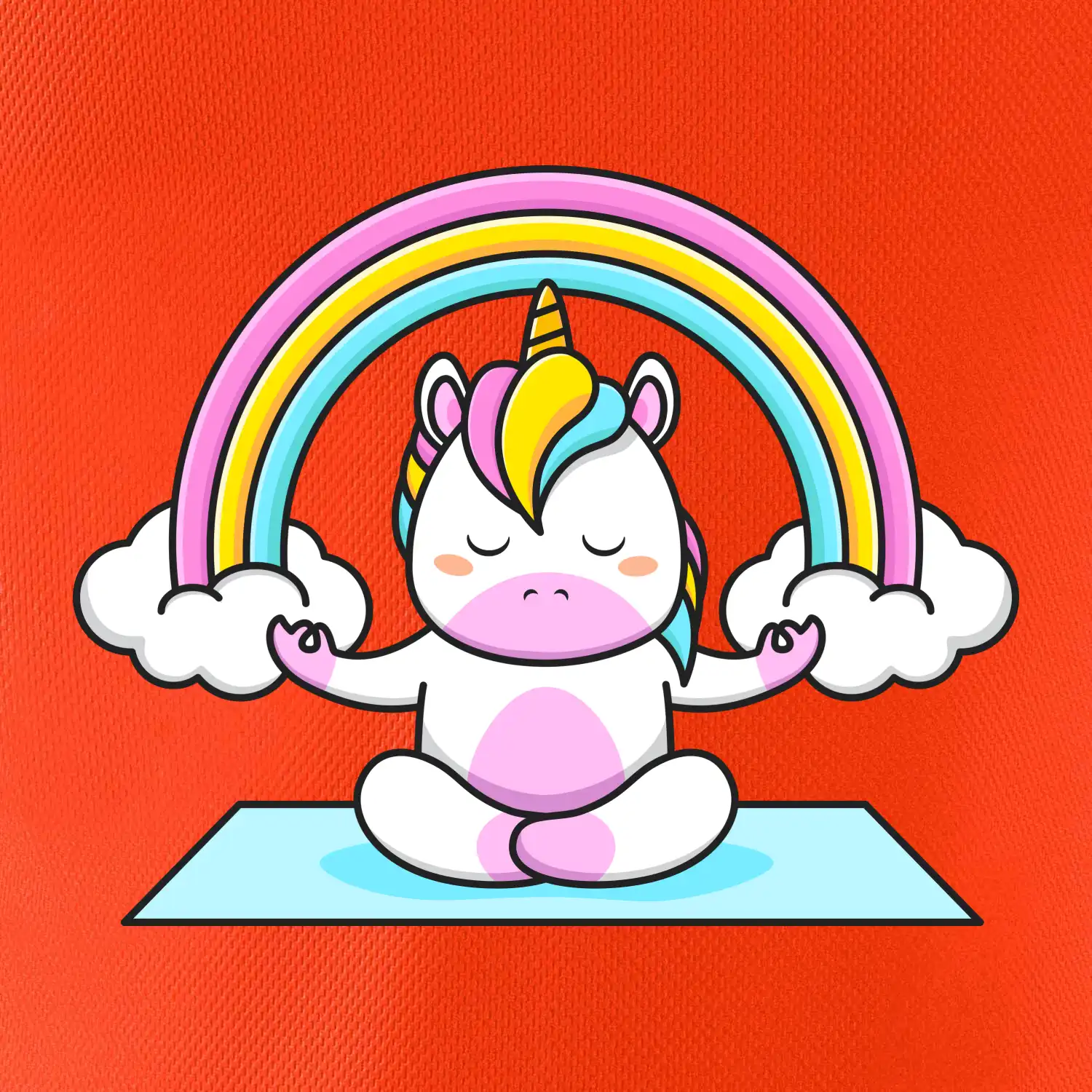 Yoga jednorožec - duha